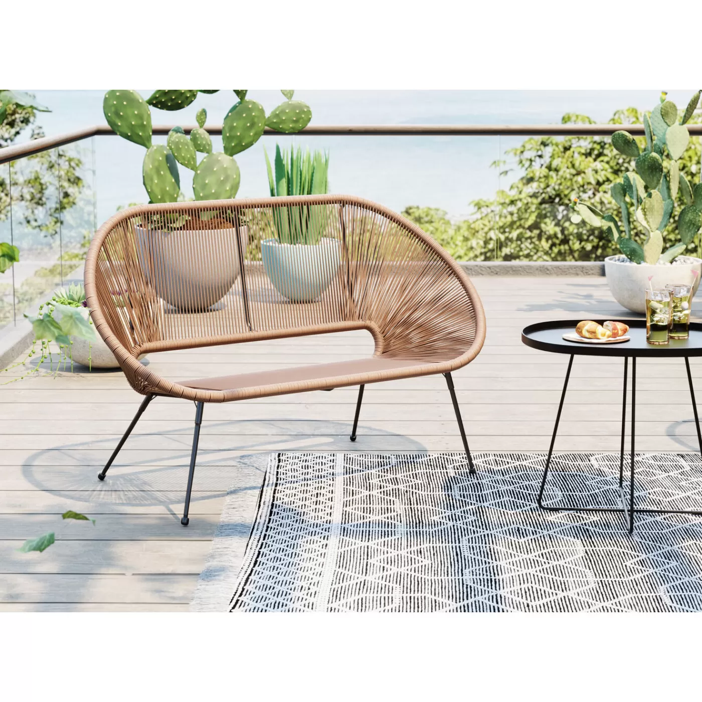 KARE Design Banquette Acapulco Nature