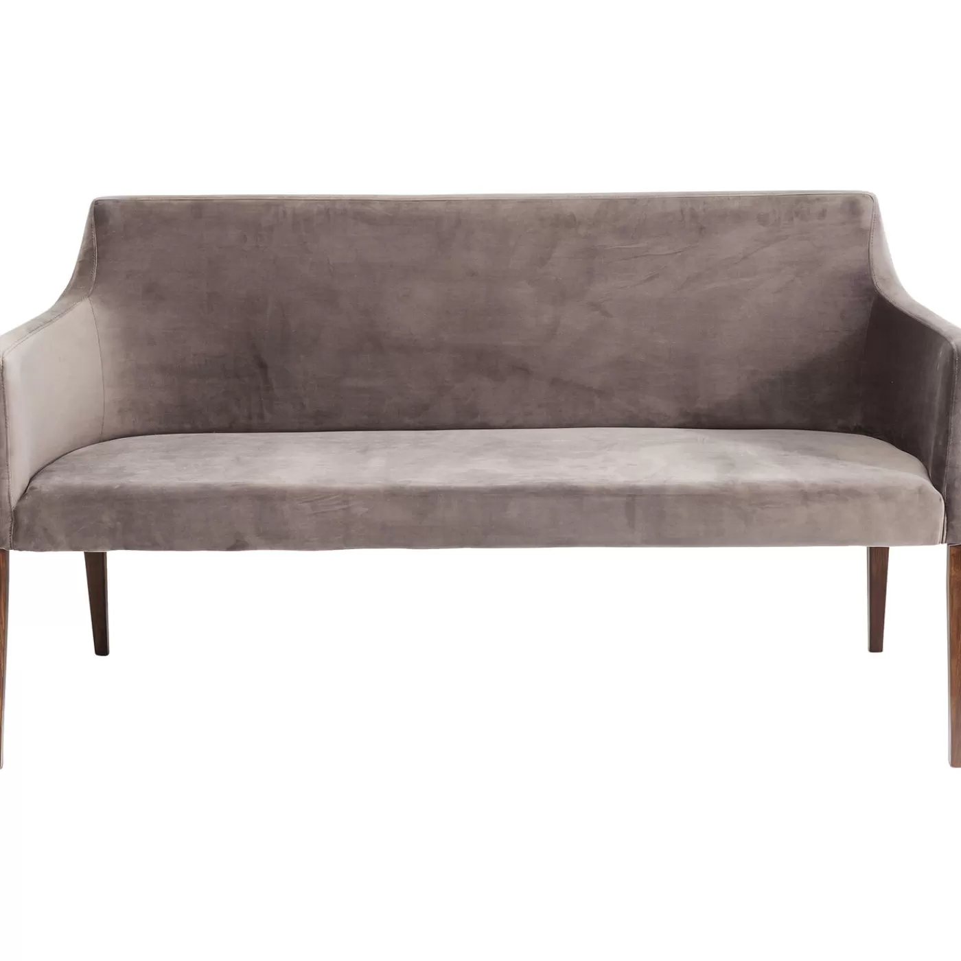 KARE Design Banquette Mode Velours Gris