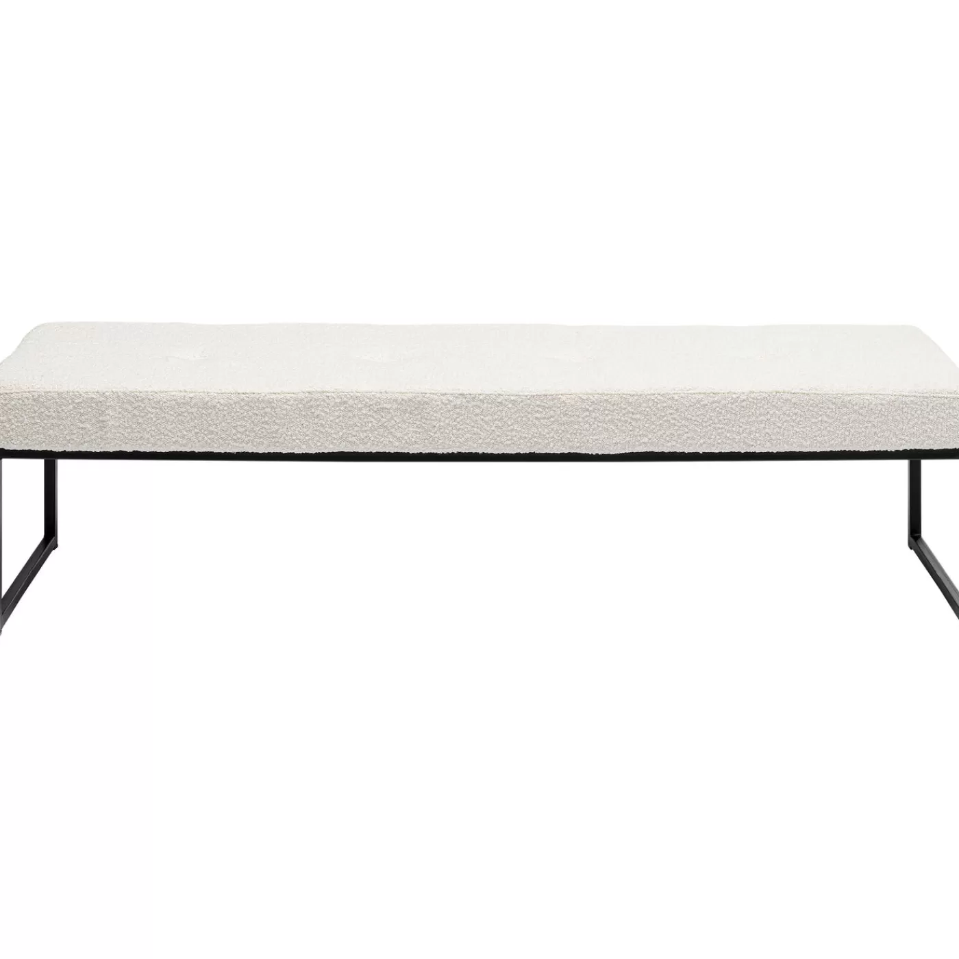 KARE Design Banquette Smart Boucle Creme Noir 150Cm