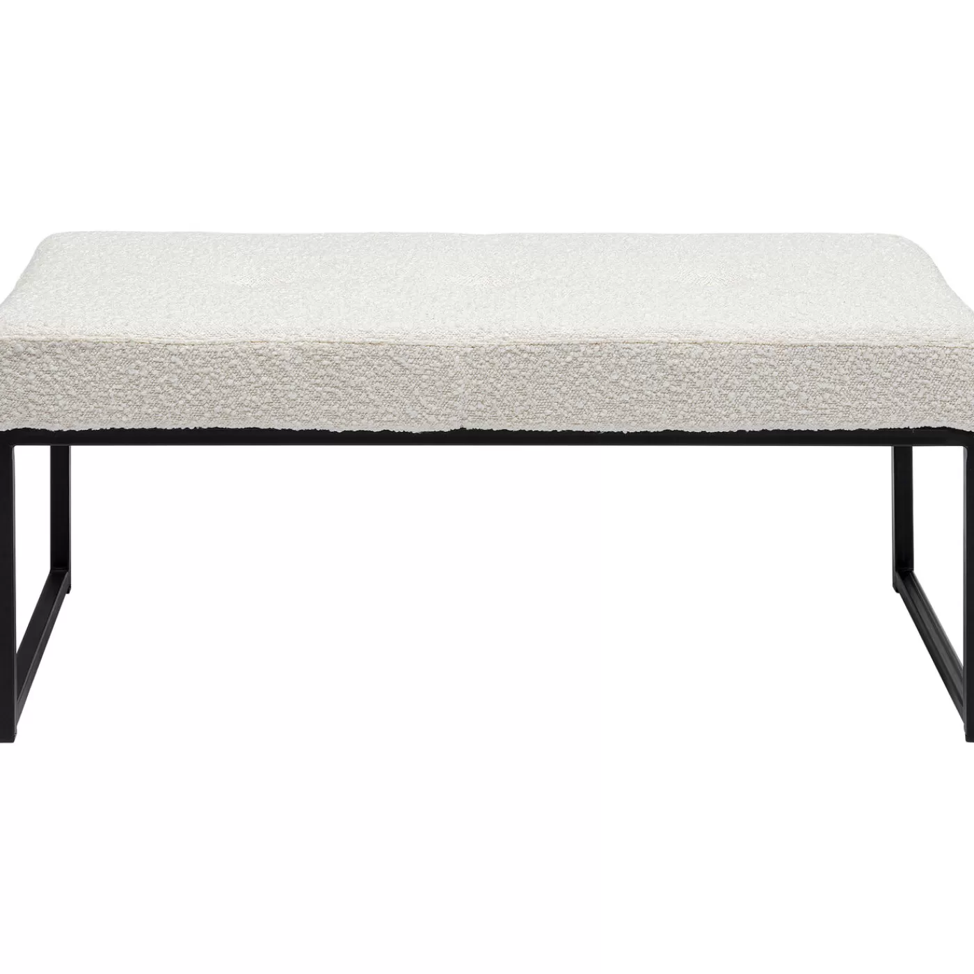 KARE Design Banquette Smart Boucle Creme Noir 90Cm