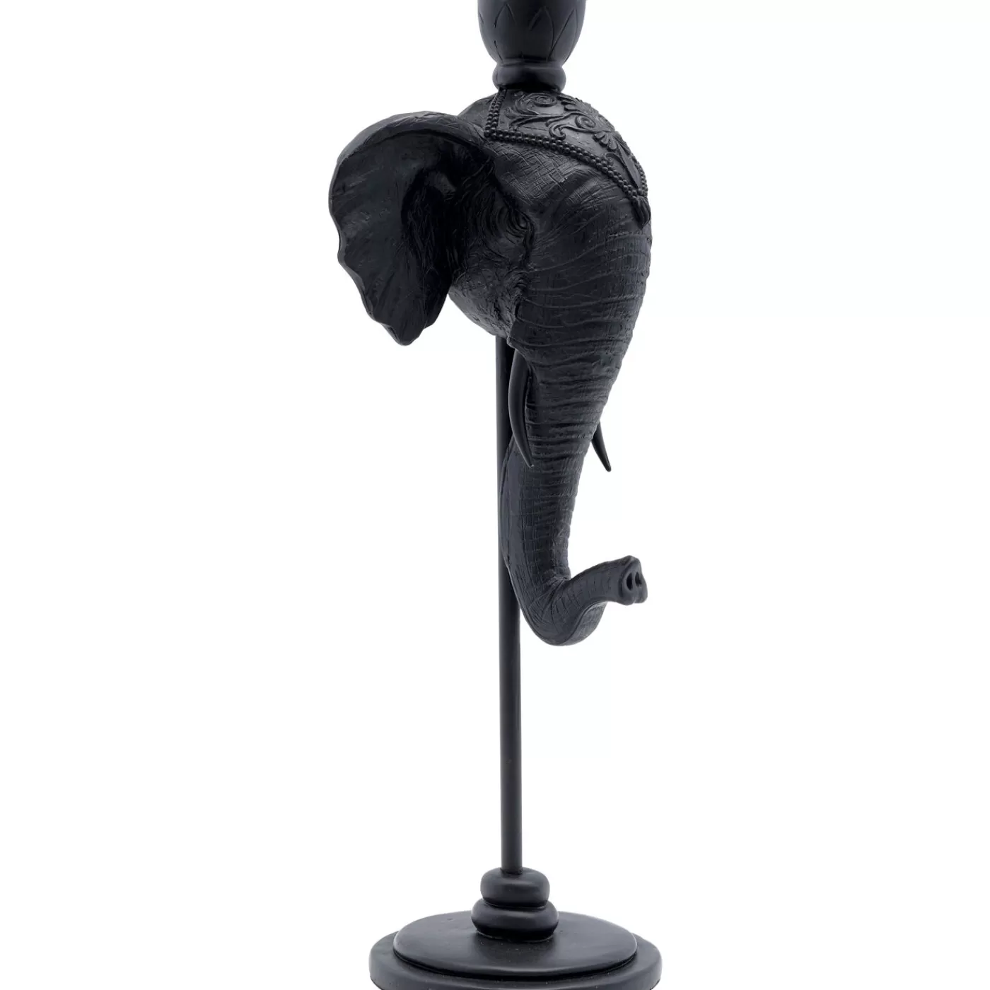 KARE Design Bougeoir Elephant Head Noir 36Cm