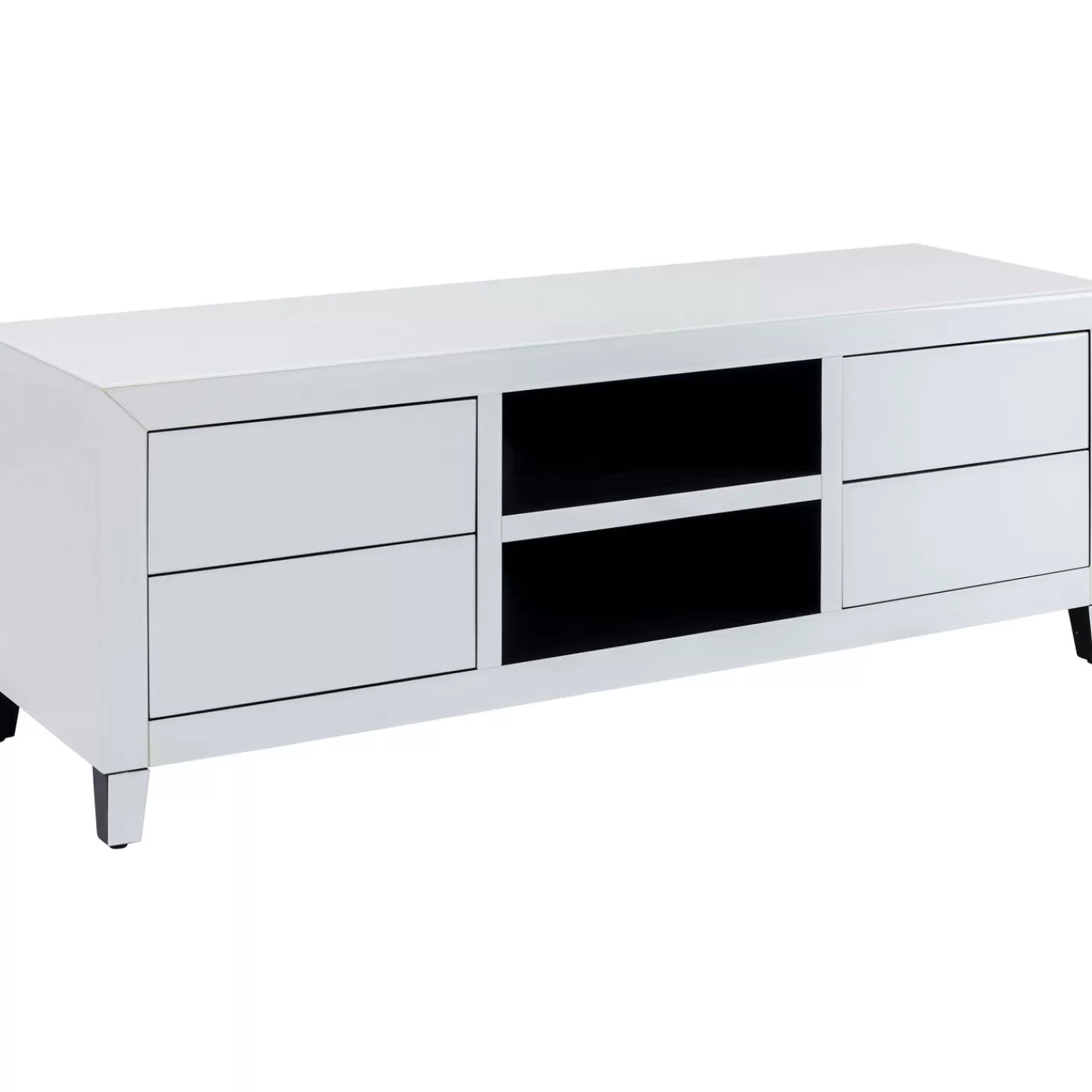 KARE Design Buffet Bas Luxury Push Blanc 140X50Cm