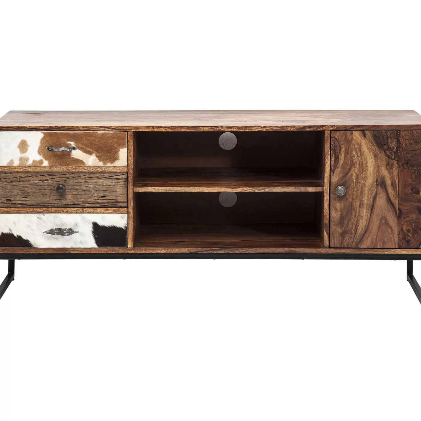 KARE Design Buffet Bas Rodeo 1 Porte,3 Tiroirs