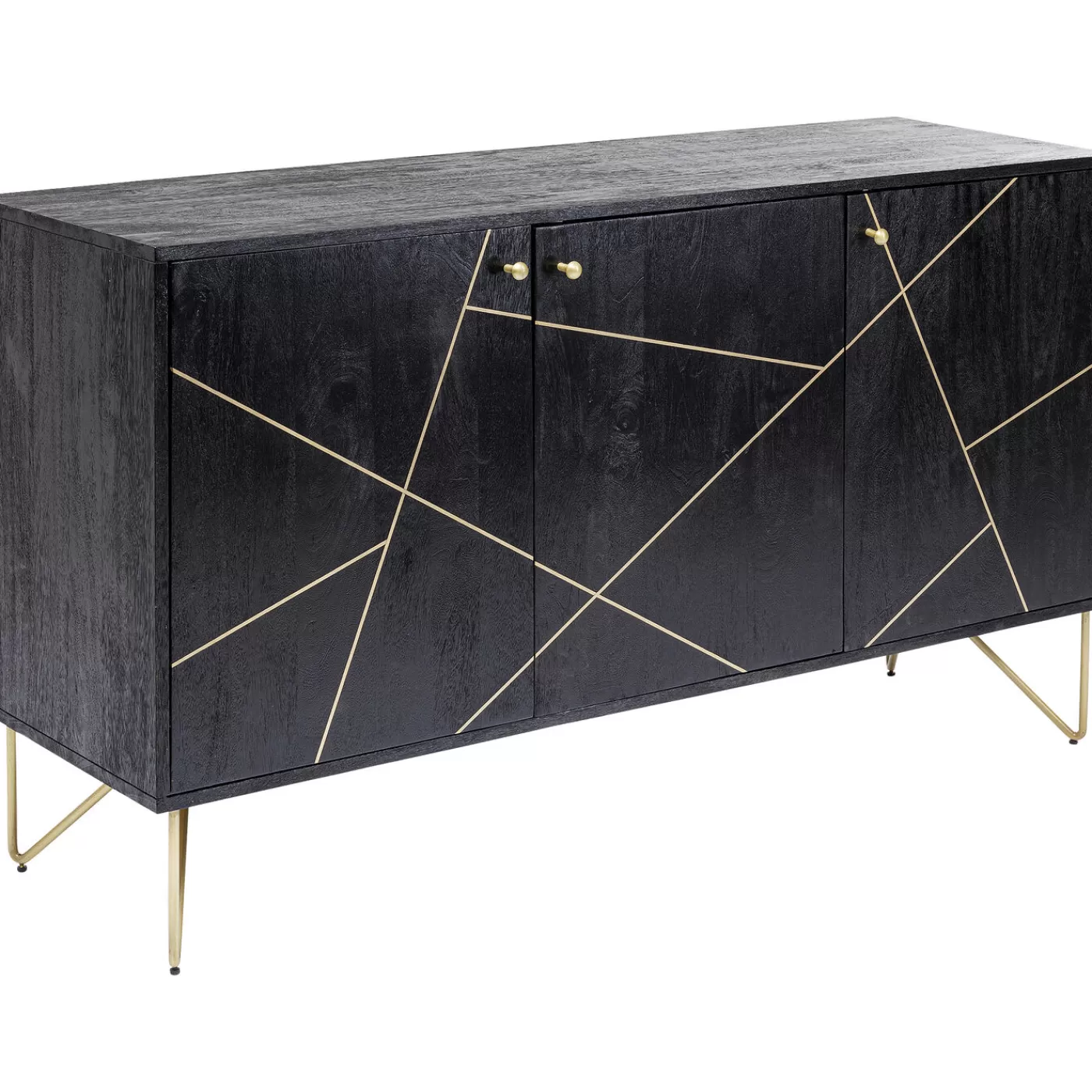 KARE Design Buffet Gold Vein 3-Portes 145X82