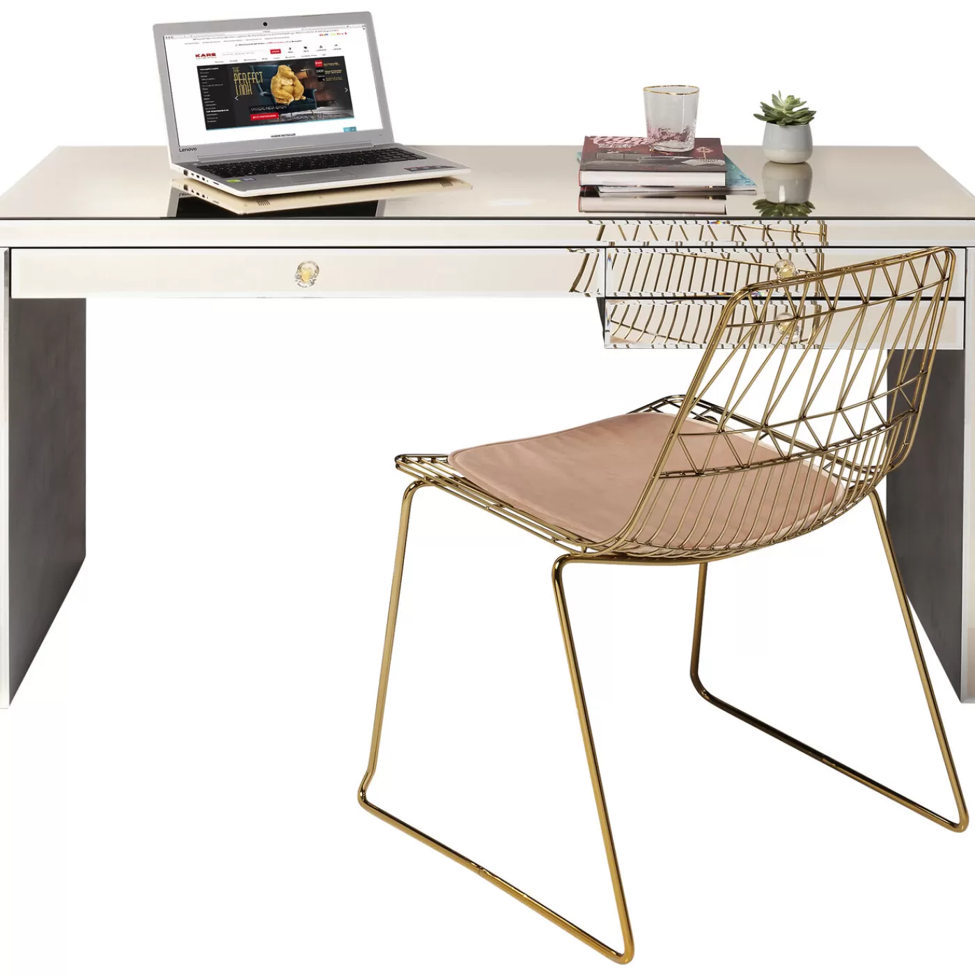 KARE Design Bureau Luxury Champagne 140X60Cm