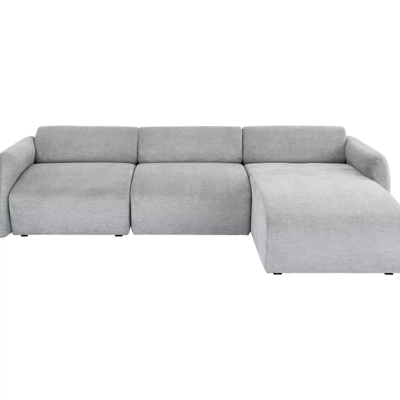 KARE Design Canapés D Angle Lucca Gris Droite 255Cm