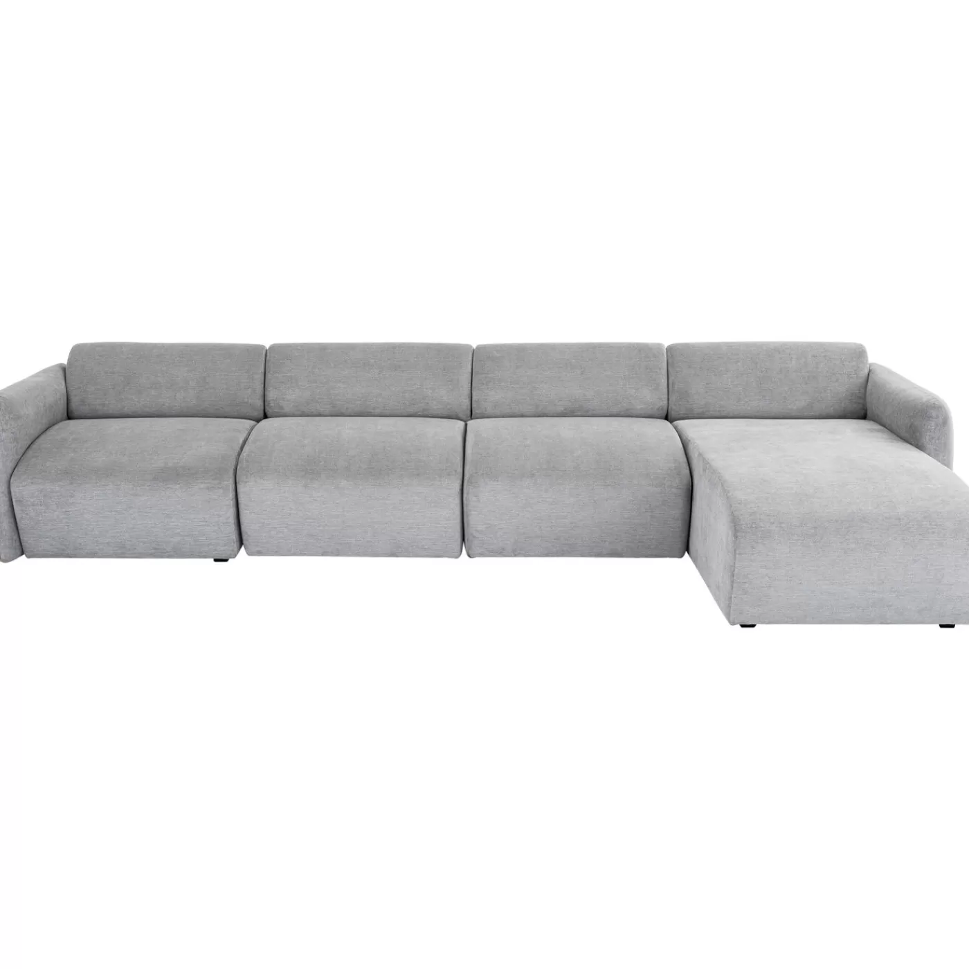 KARE Design Canapés D Angle Lucca Gris Droite 331Cm