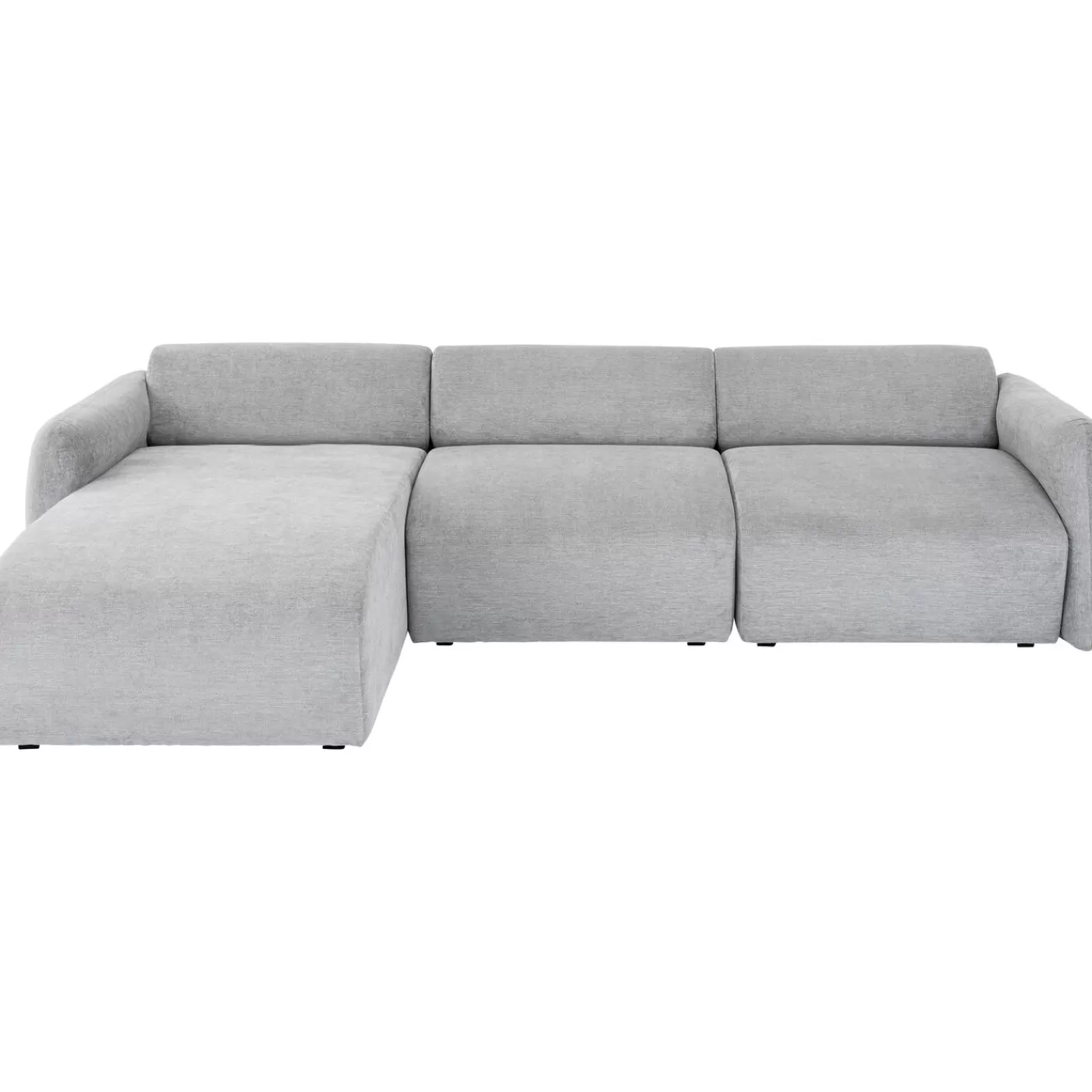 KARE Design Canapés D Angle Lucca Gris Gauche 255Cm