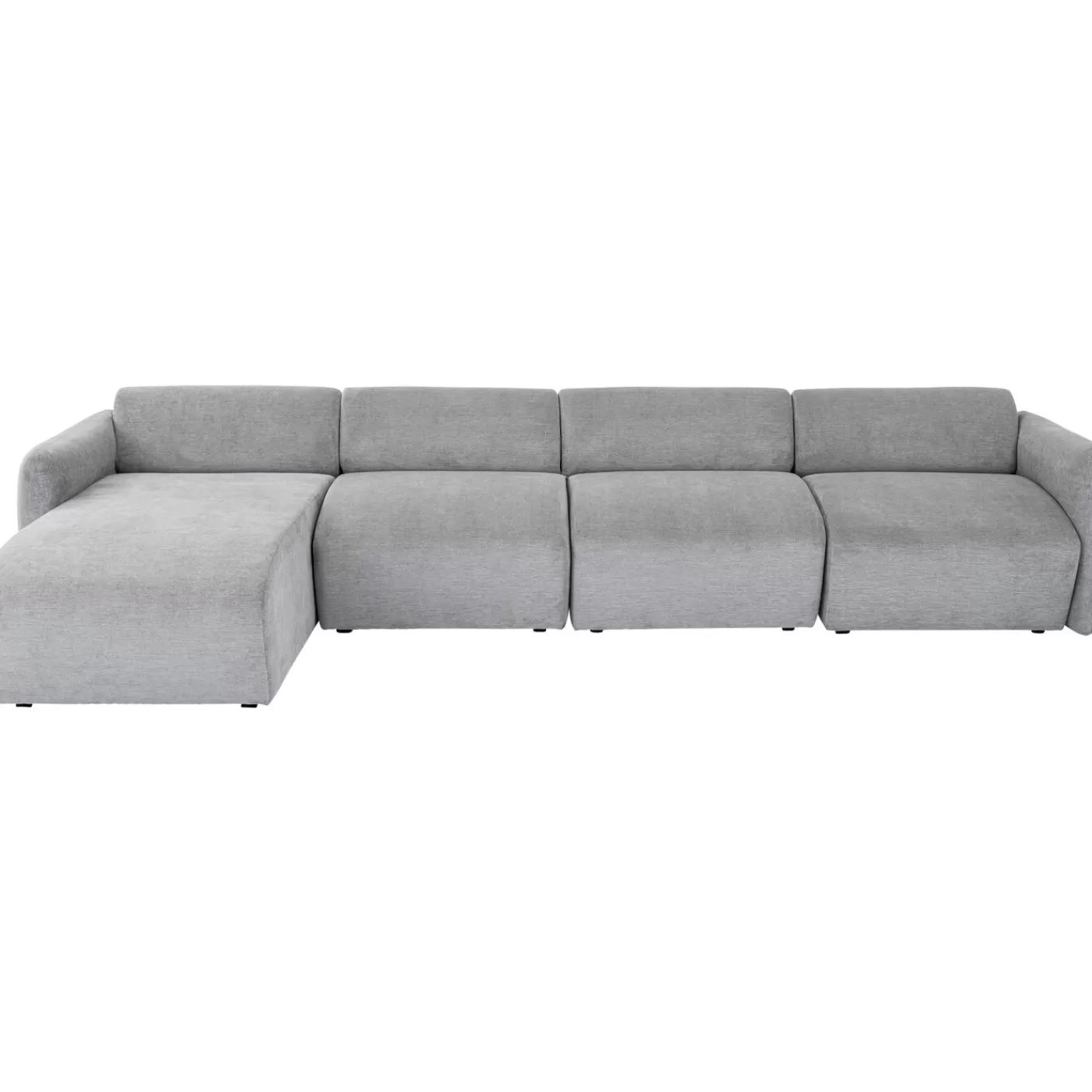 KARE Design Canapés D Angle Lucca Gris Gauche 331Cm