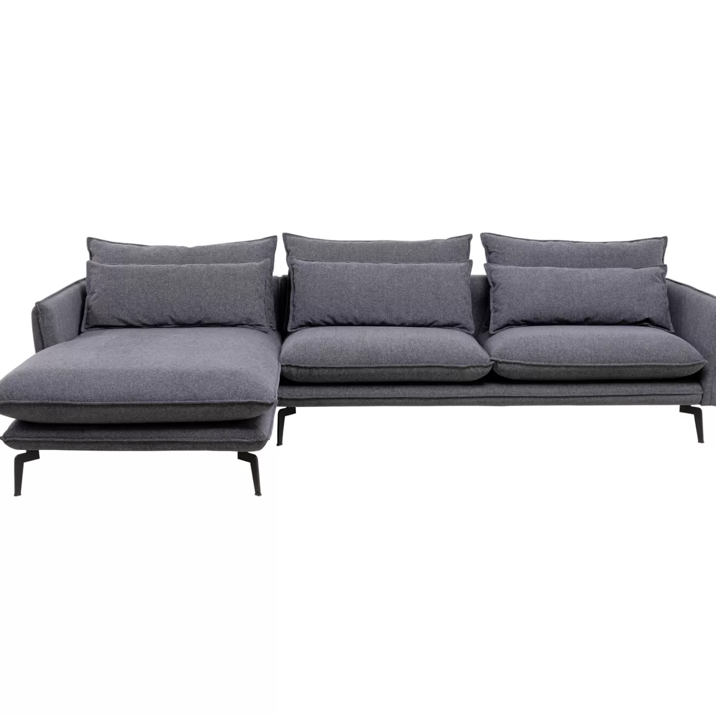 KARE Design Canapés D Angle Monza Gauche Gris 296Cm