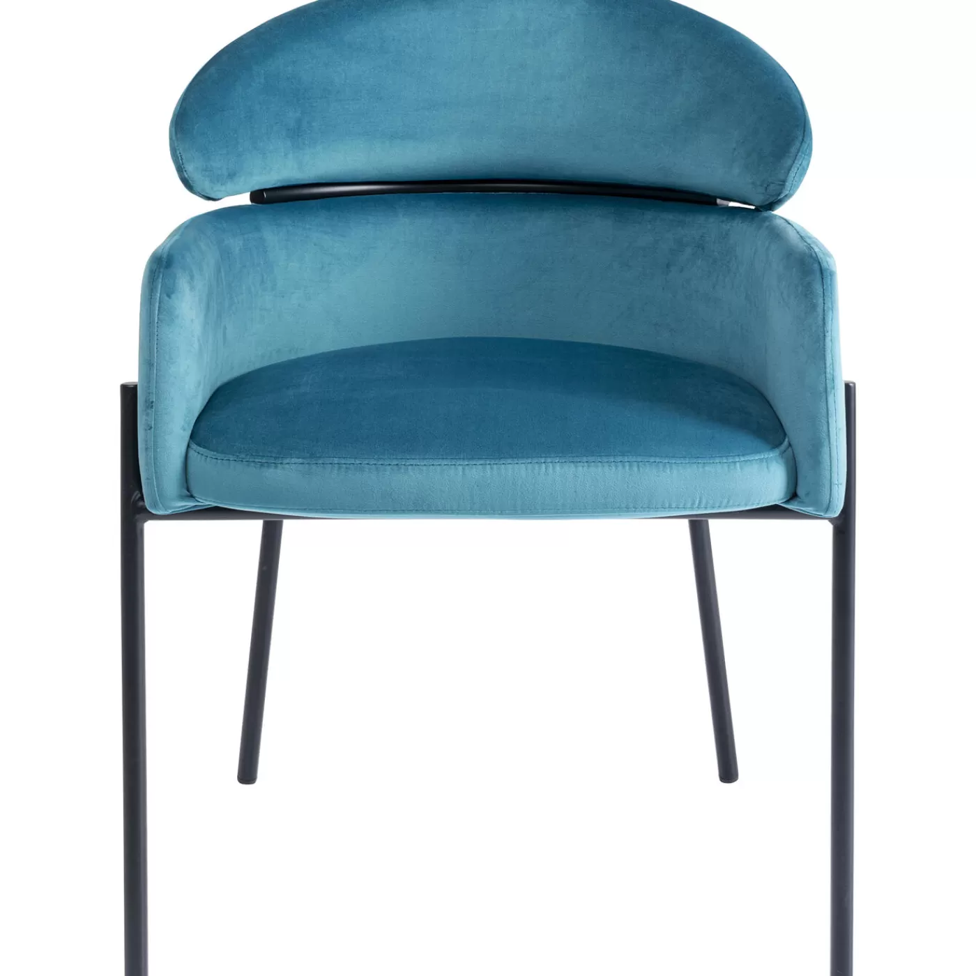 KARE Design Chaise A. Acc. Alexia.Velours Bleu