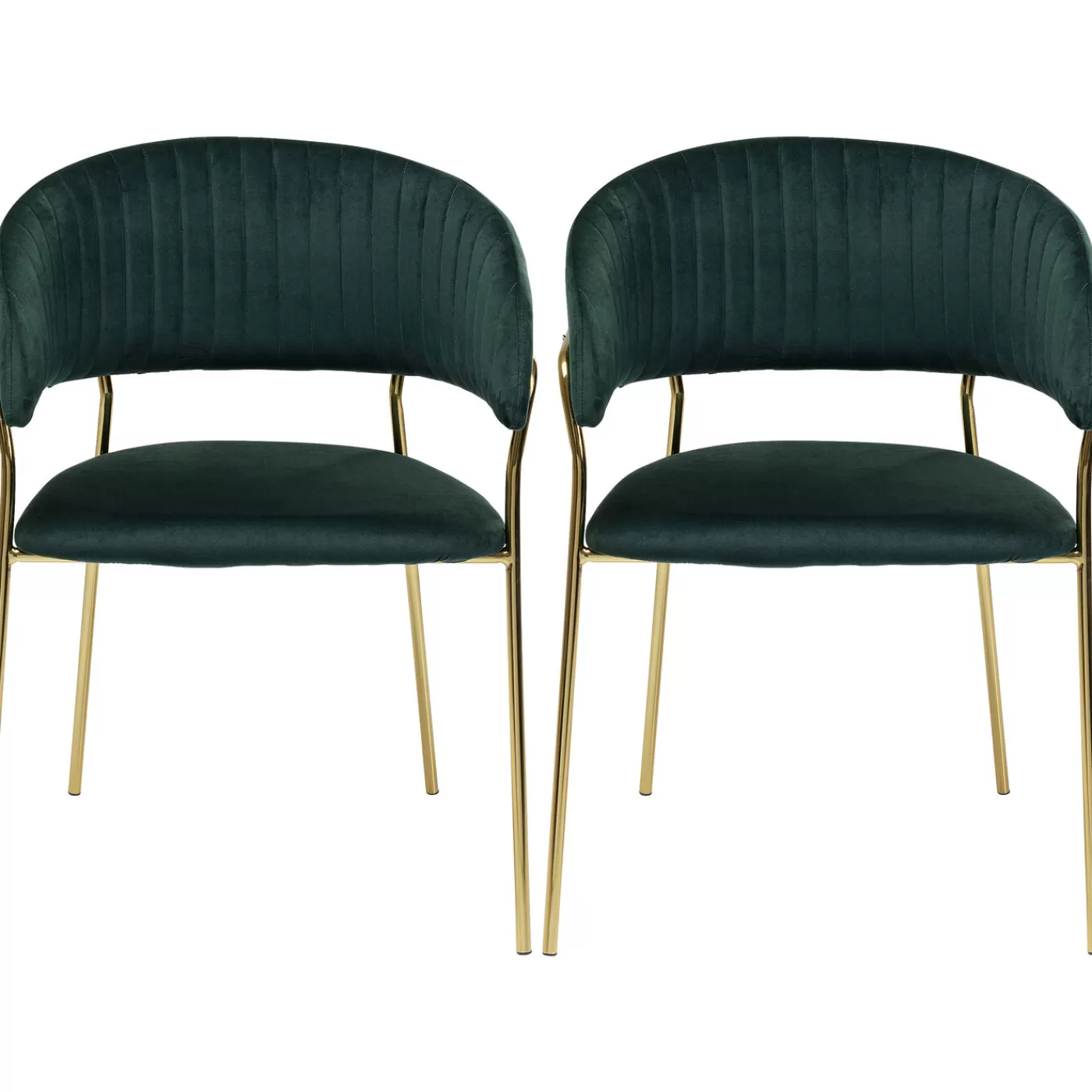 KARE Design Chaise A. Acc. Belle Velvet Vert (2/Set)