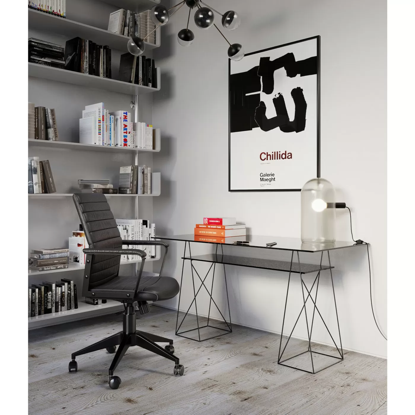 KARE Design Chaise De Bureau Labora Dossier Bas Noir