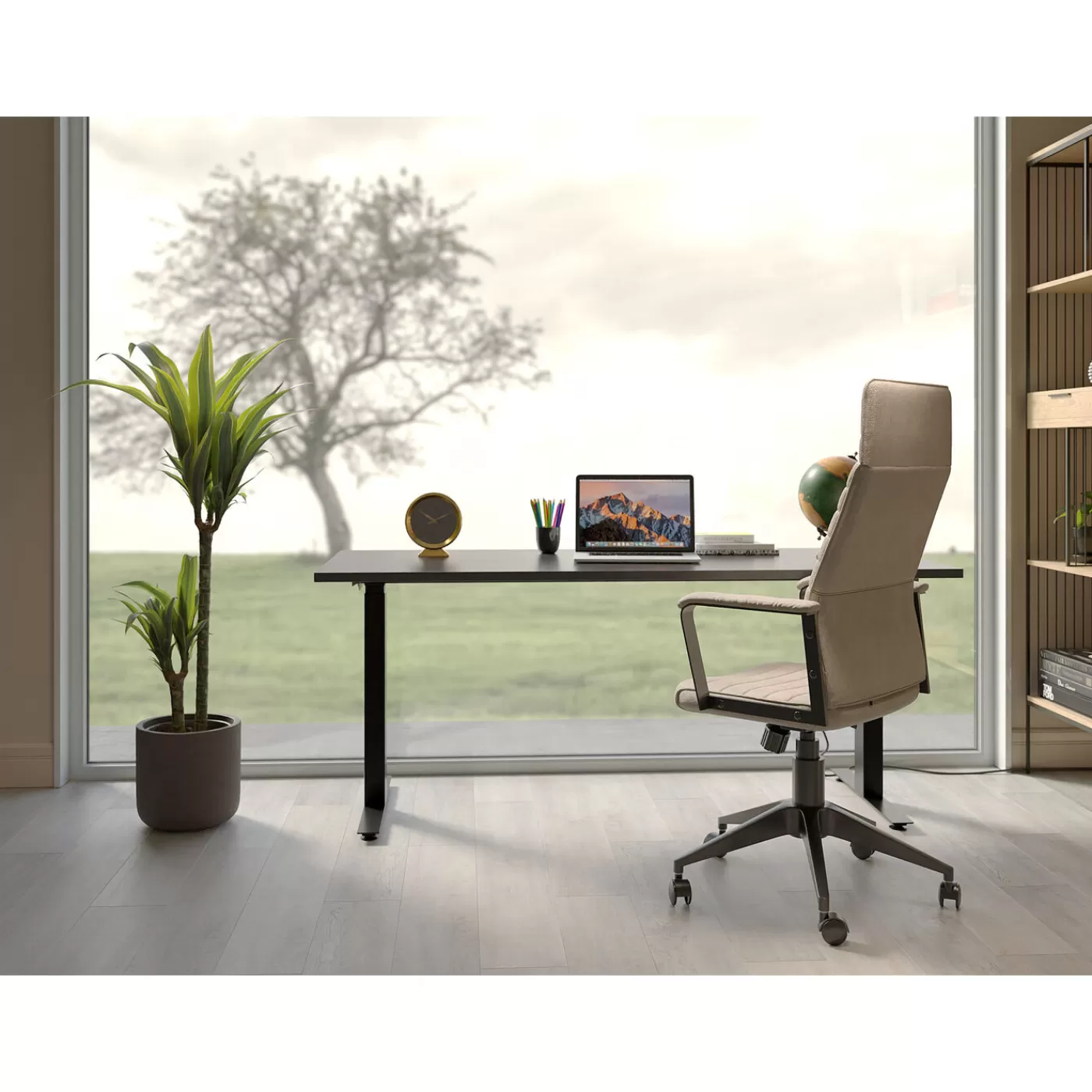 KARE Design Chaise De Bureau Labora Pebble Haut Dossier