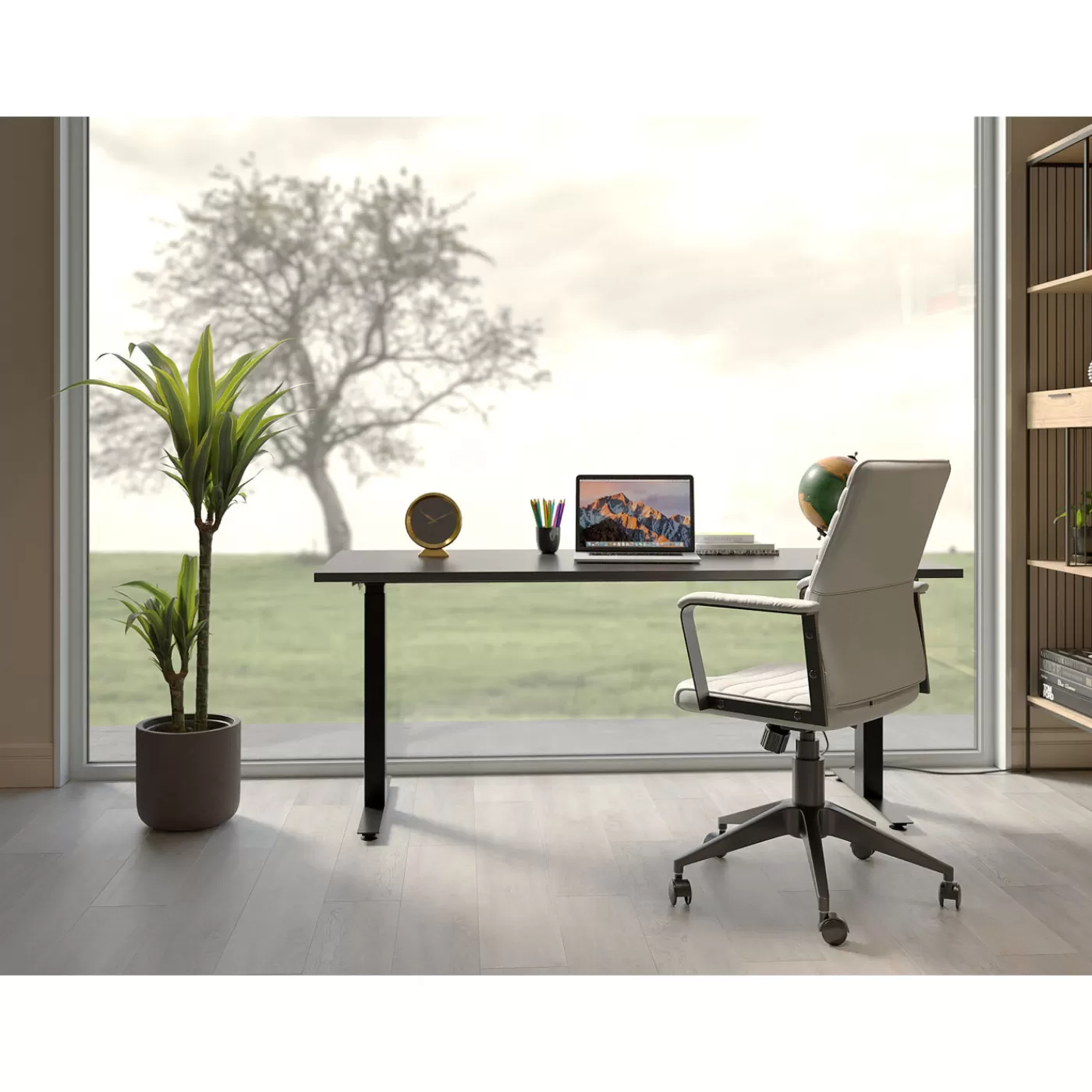 KARE Design Chaise De Bureau Pivotante Labora Blanc