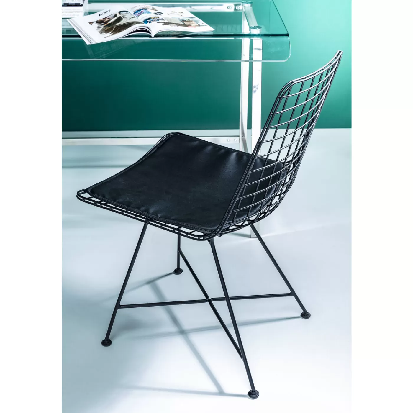 KARE Design Chaise Grid Noir