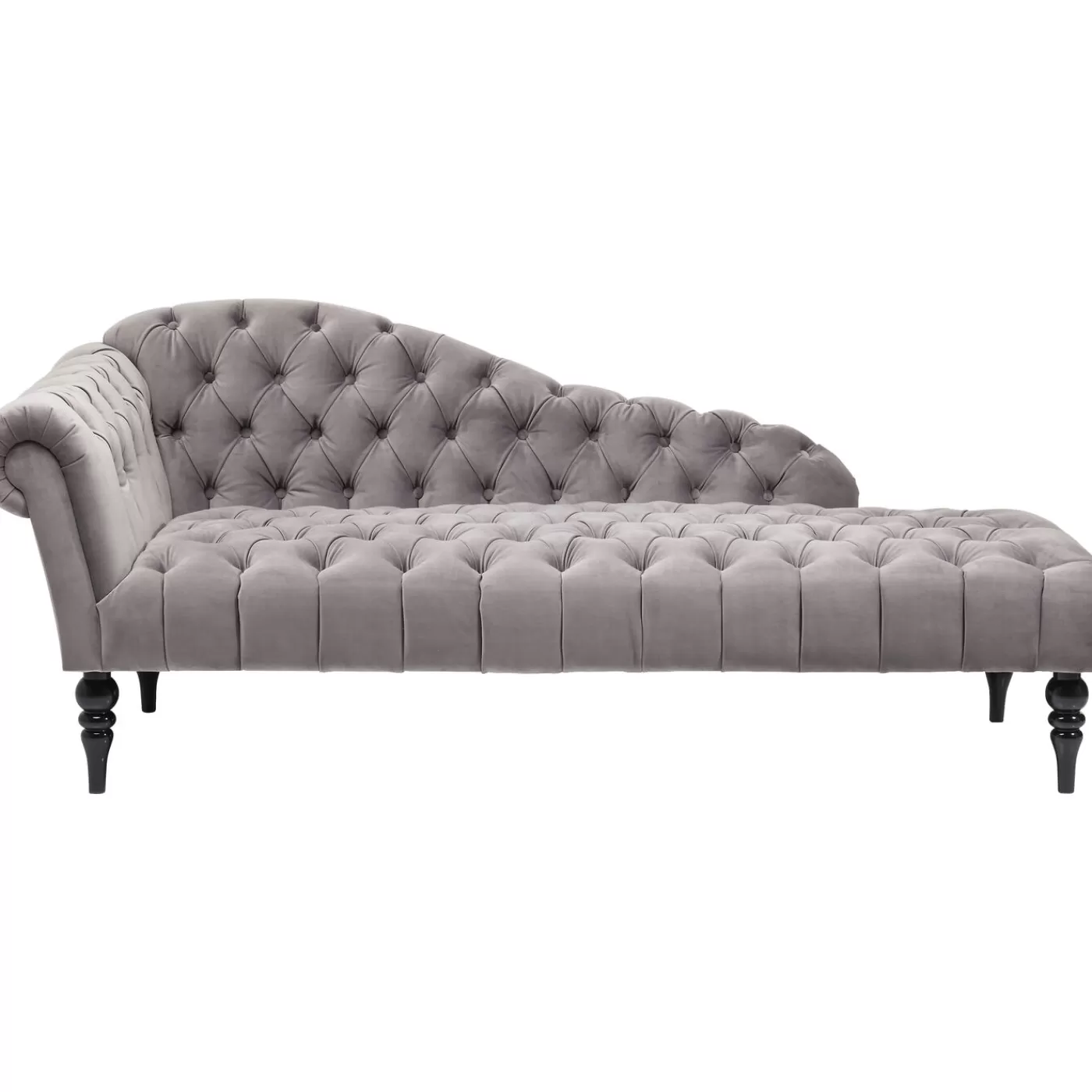 KARE Design Chaise Longue Desire Gris Argente