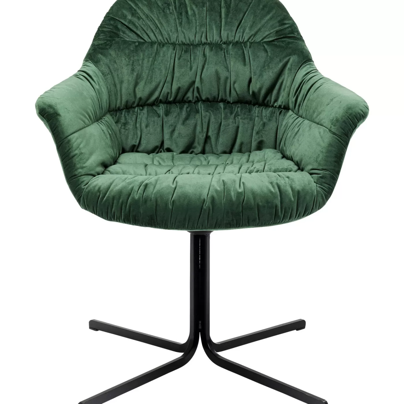 KARE Design Chaise Pivotante Colmar Vert