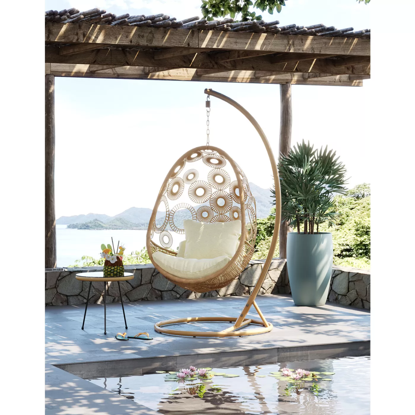 KARE Design Chaise Suspendue Ibiza Nature