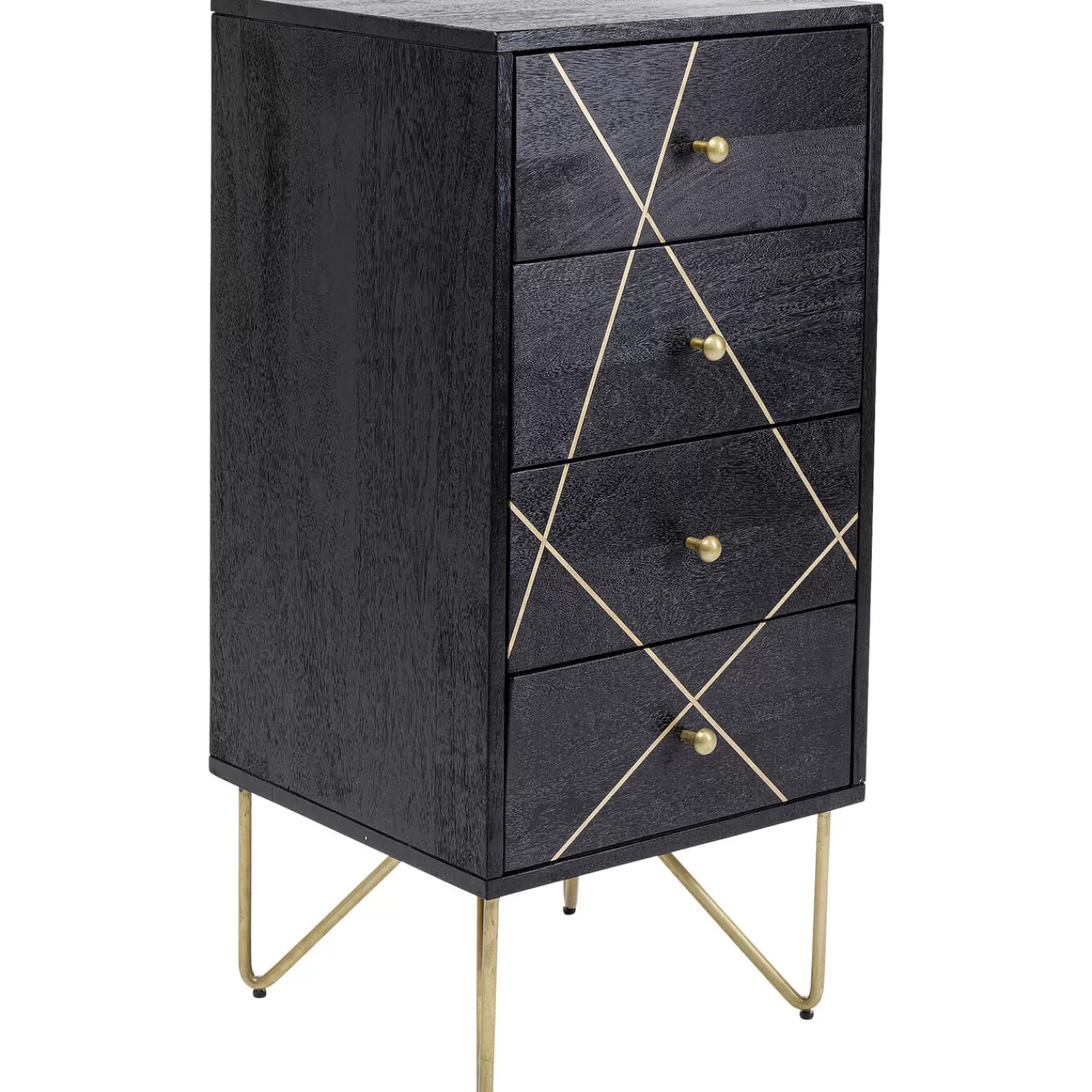 KARE Design Commode Gold Vein 4 Tiroirs 40X88Cm