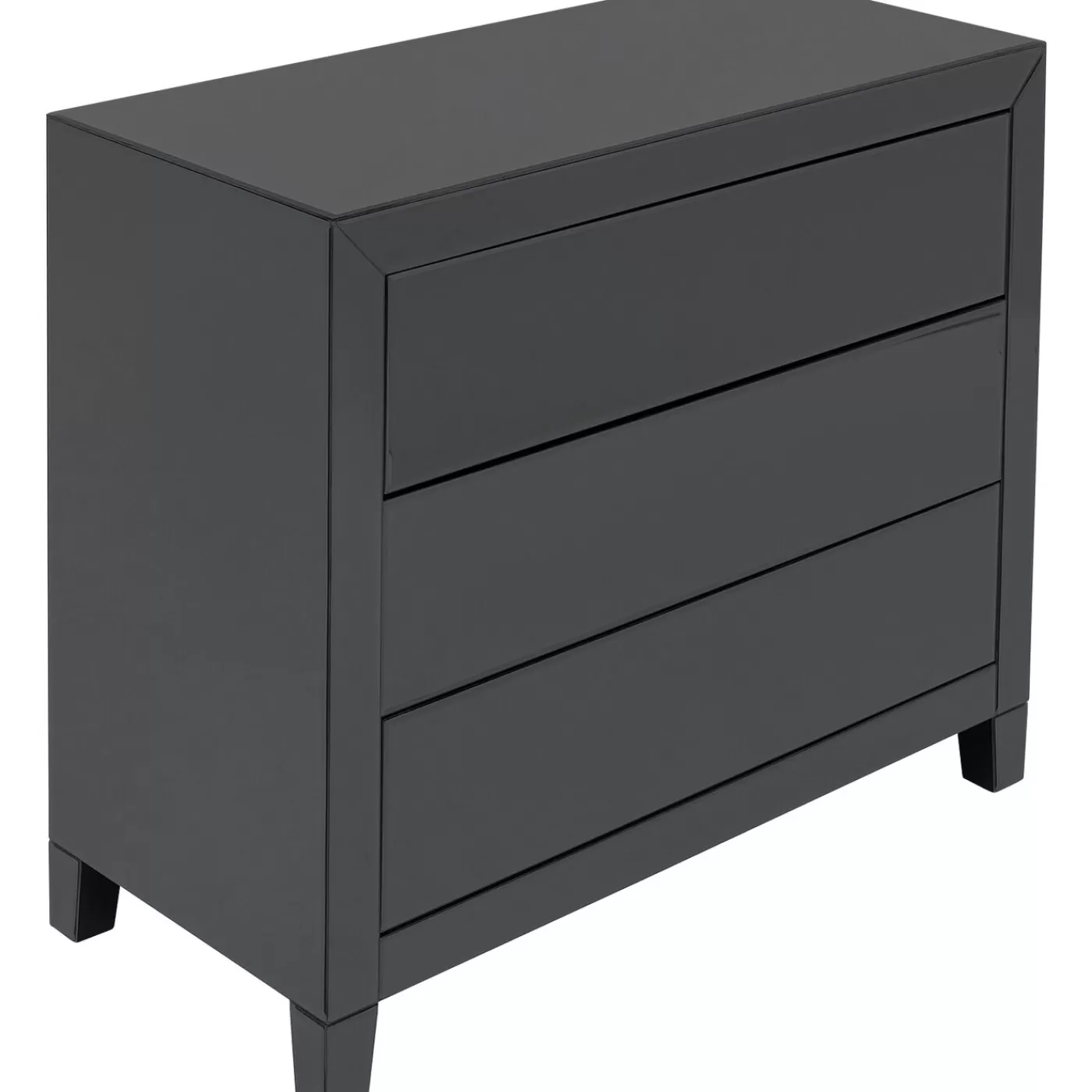 KARE Design Commode Luxury Push 3 Tiroirs Gris