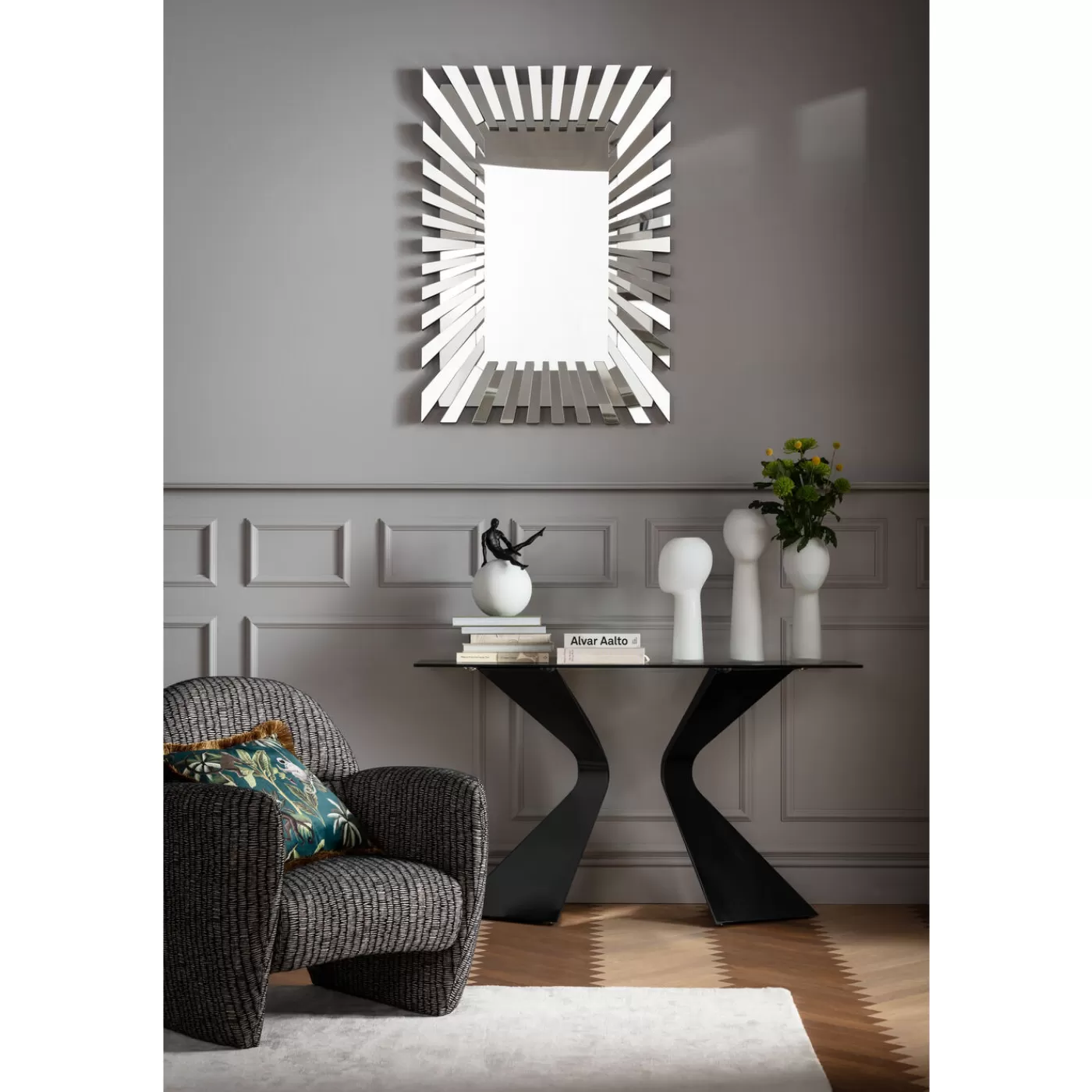 KARE Design Console Gloria Noir 140X81Cm