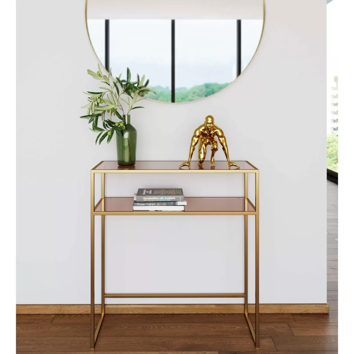 KARE Design Console Loft Dore 85X80Cm