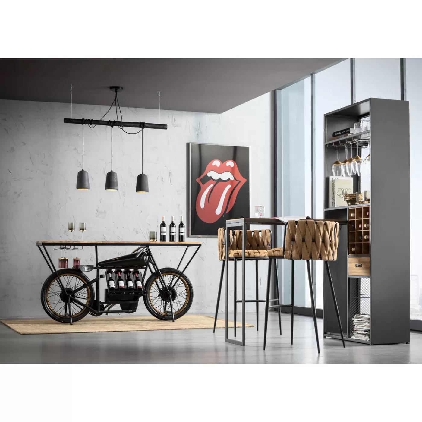 KARE Design Console Motorbike Noir