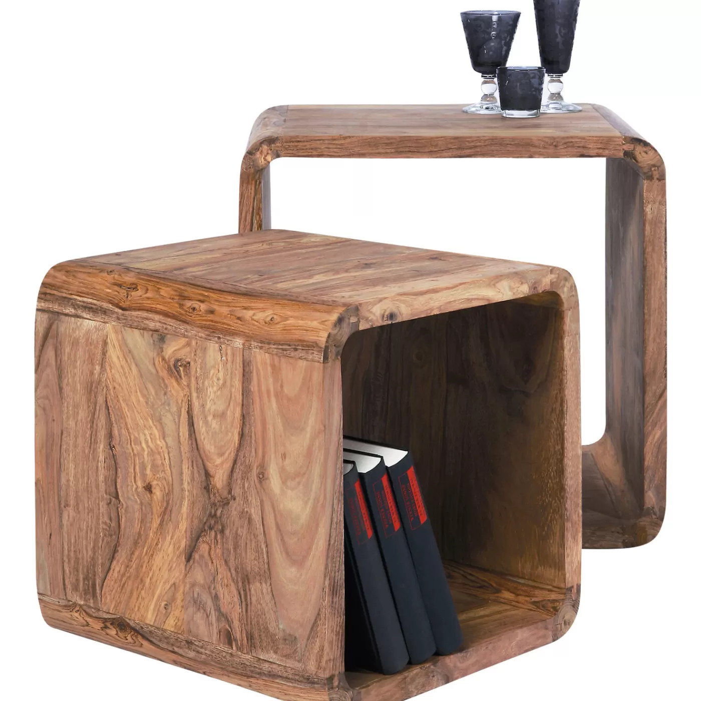 KARE Design Cubes Carres Authentico (Set De 2)