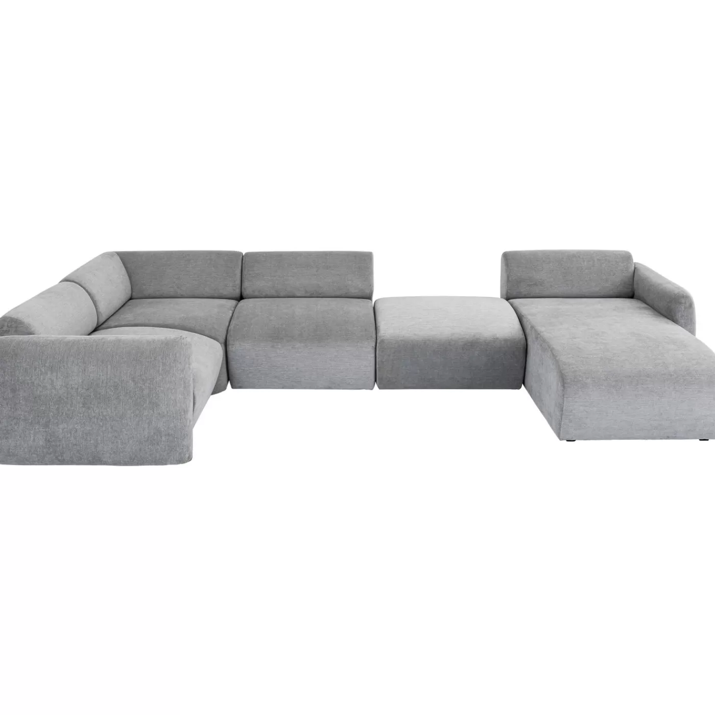 KARE Design Ensemble De Canapés 2 Lucca Gris Droite 328Cm