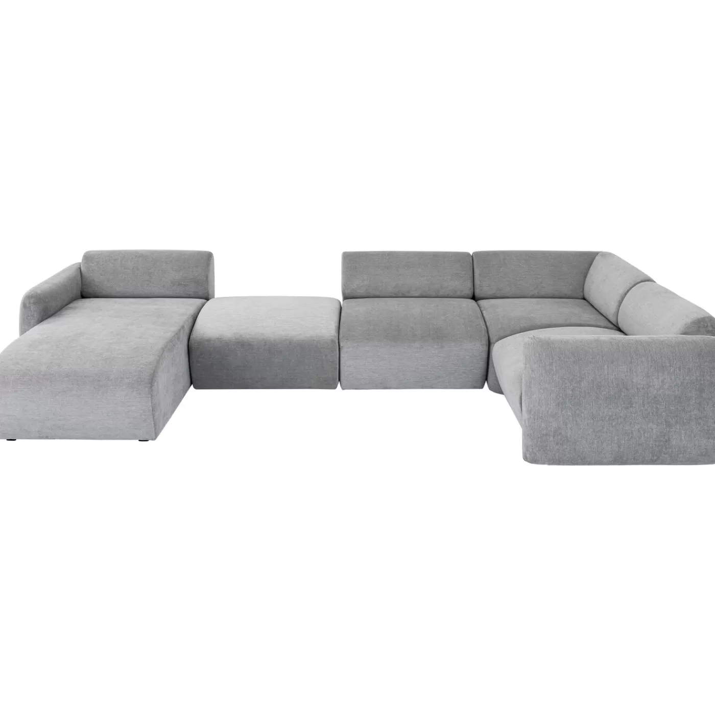 KARE Design Ensemble De Canapés 2 Lucca Gris Gauche 328Cm