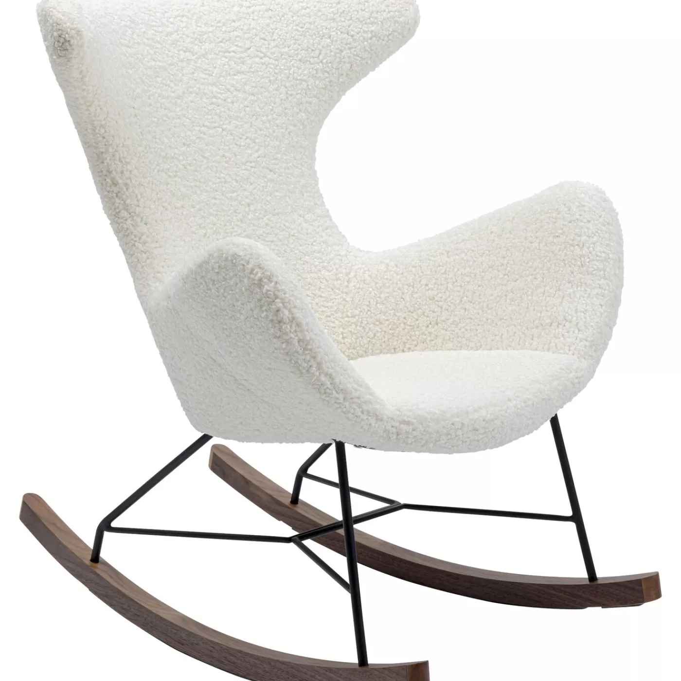 KARE Design Fauteuil À Bascule Balance Blanc