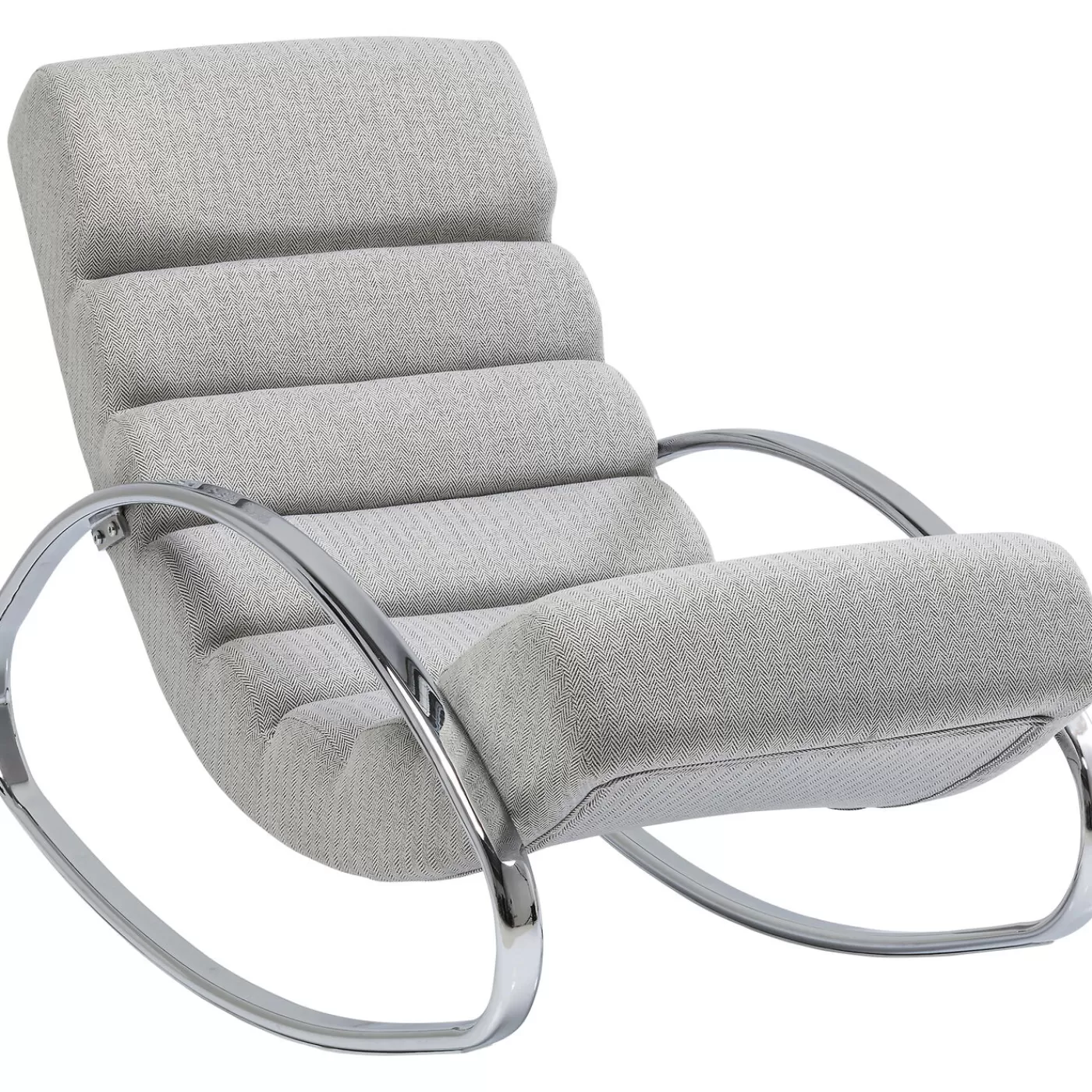 KARE Design Fauteuil À Bascule Manhattan Grey Beige