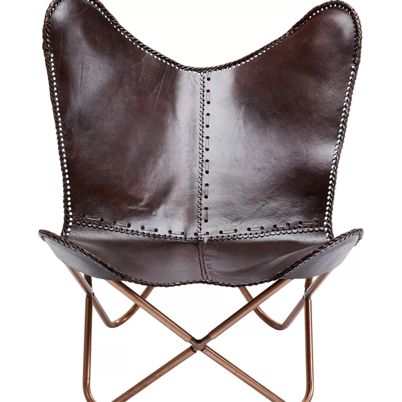 KARE Design Fauteuil Butterfly Marron