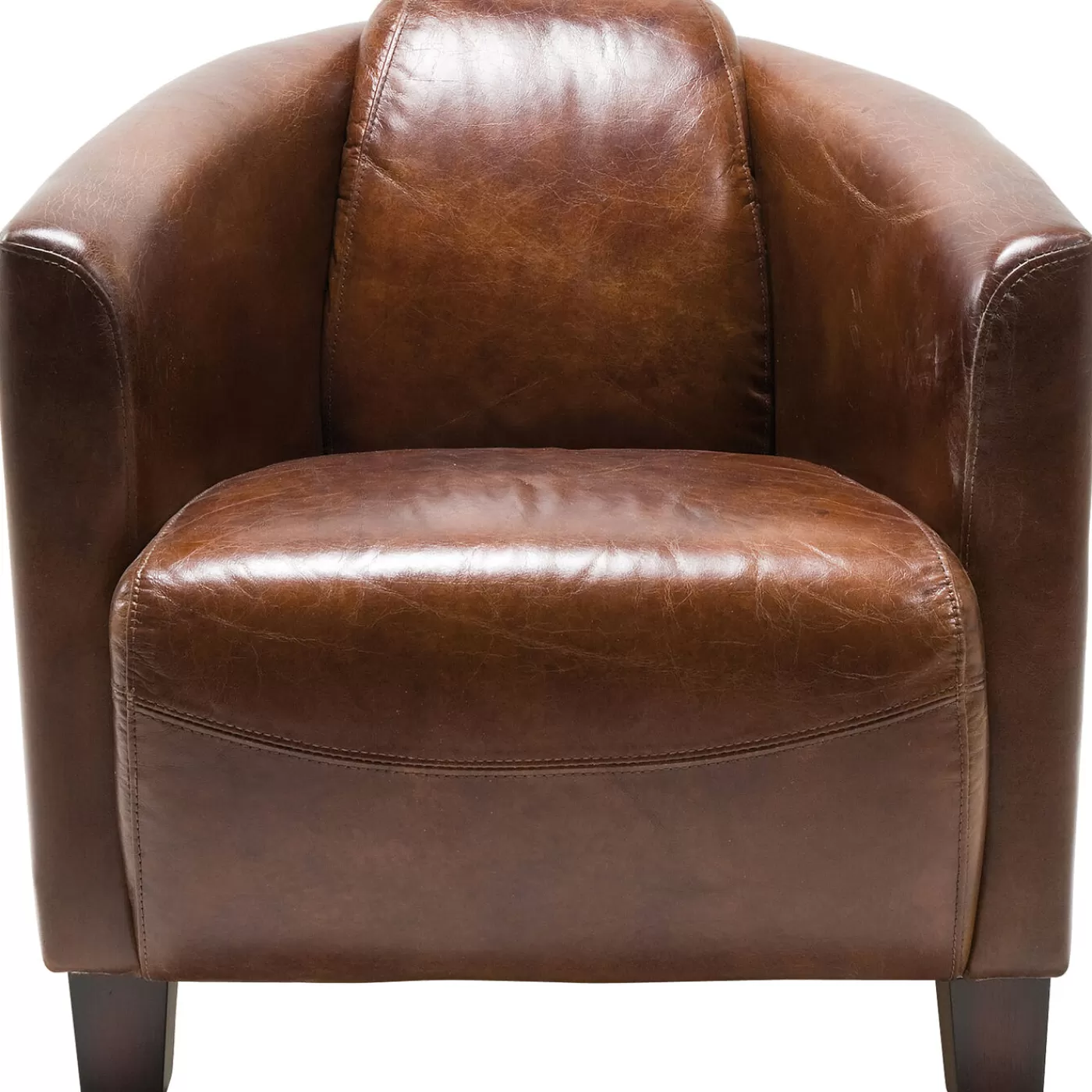 KARE Design Fauteuil Cigar Lounge Marron