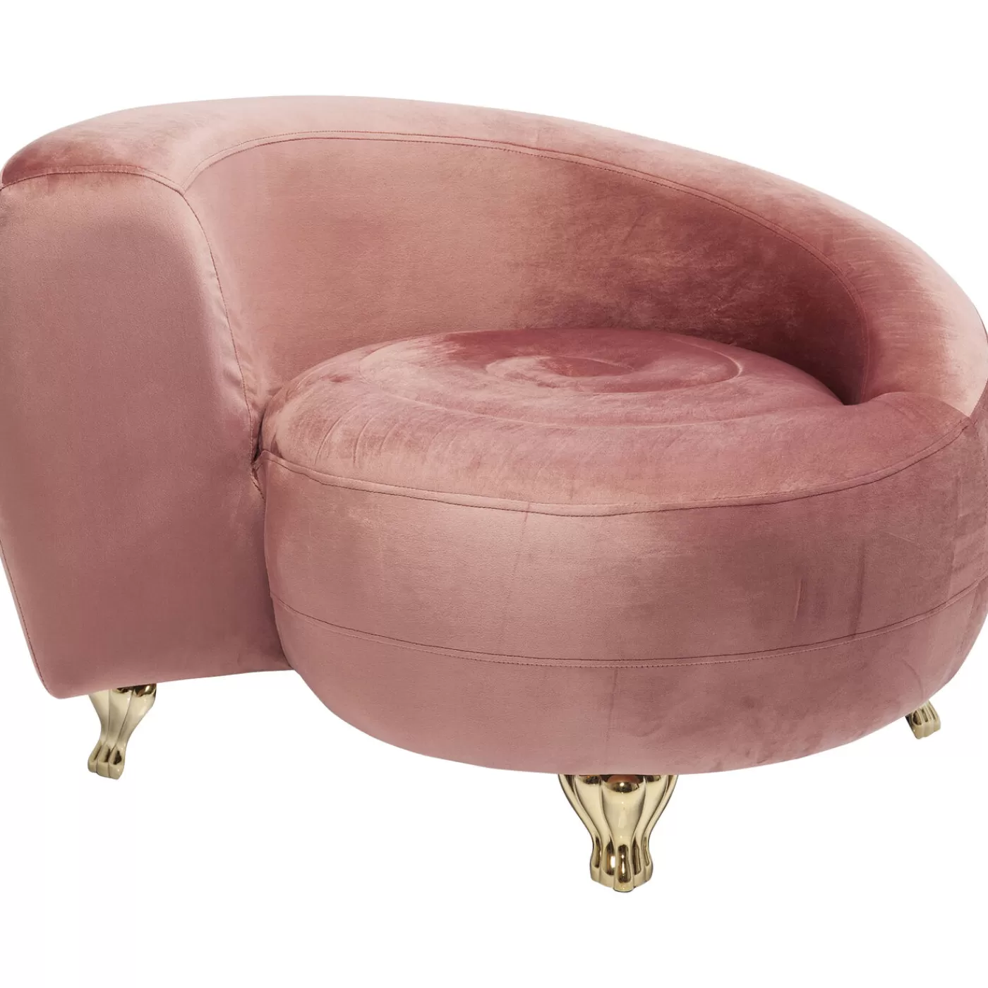 KARE Design Fauteuil Lofty Snake Mauve