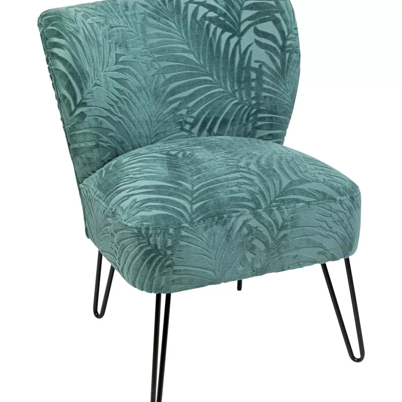 KARE Design Fauteuil Palm Springs Bleu