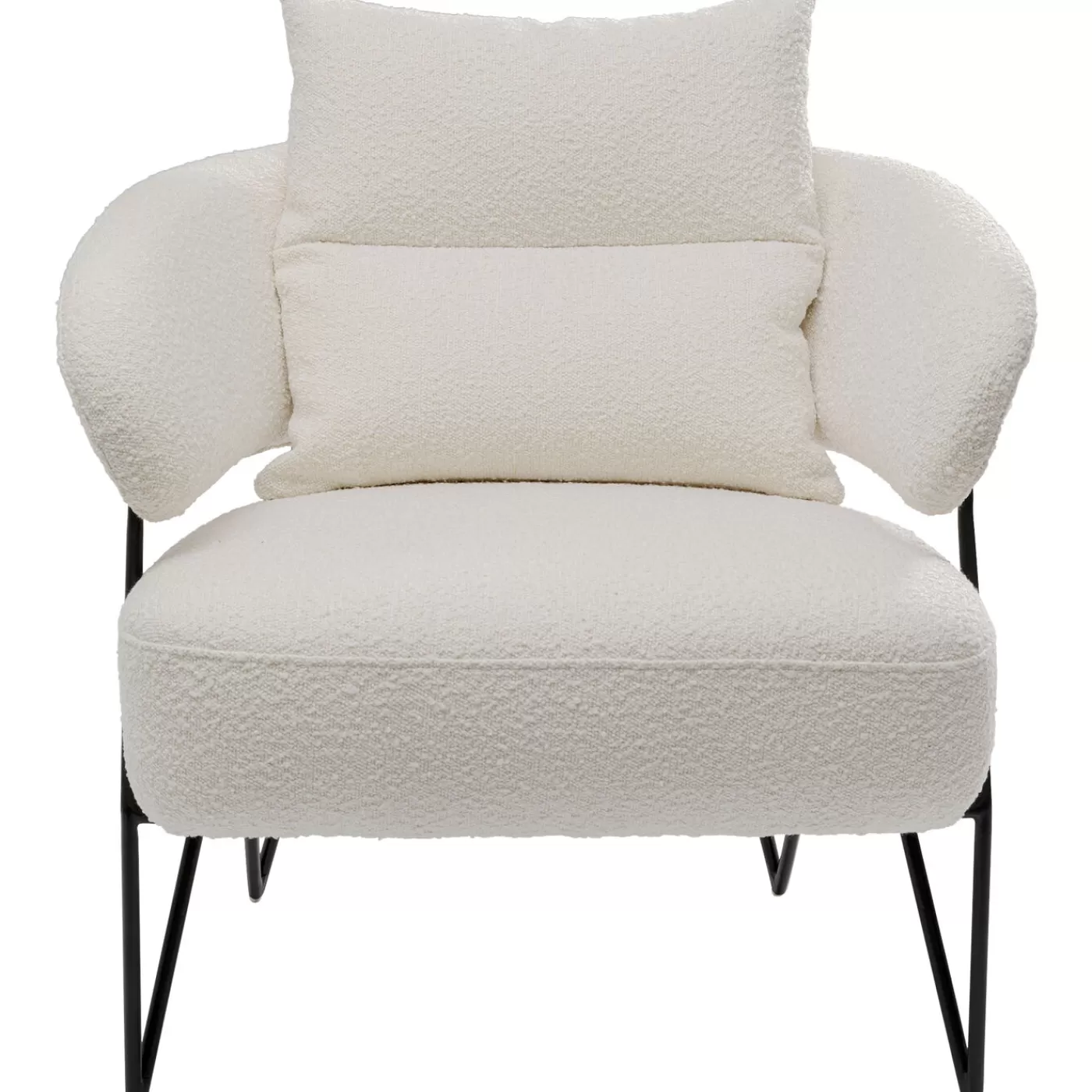 KARE Design Fauteuil Peppo Blanc