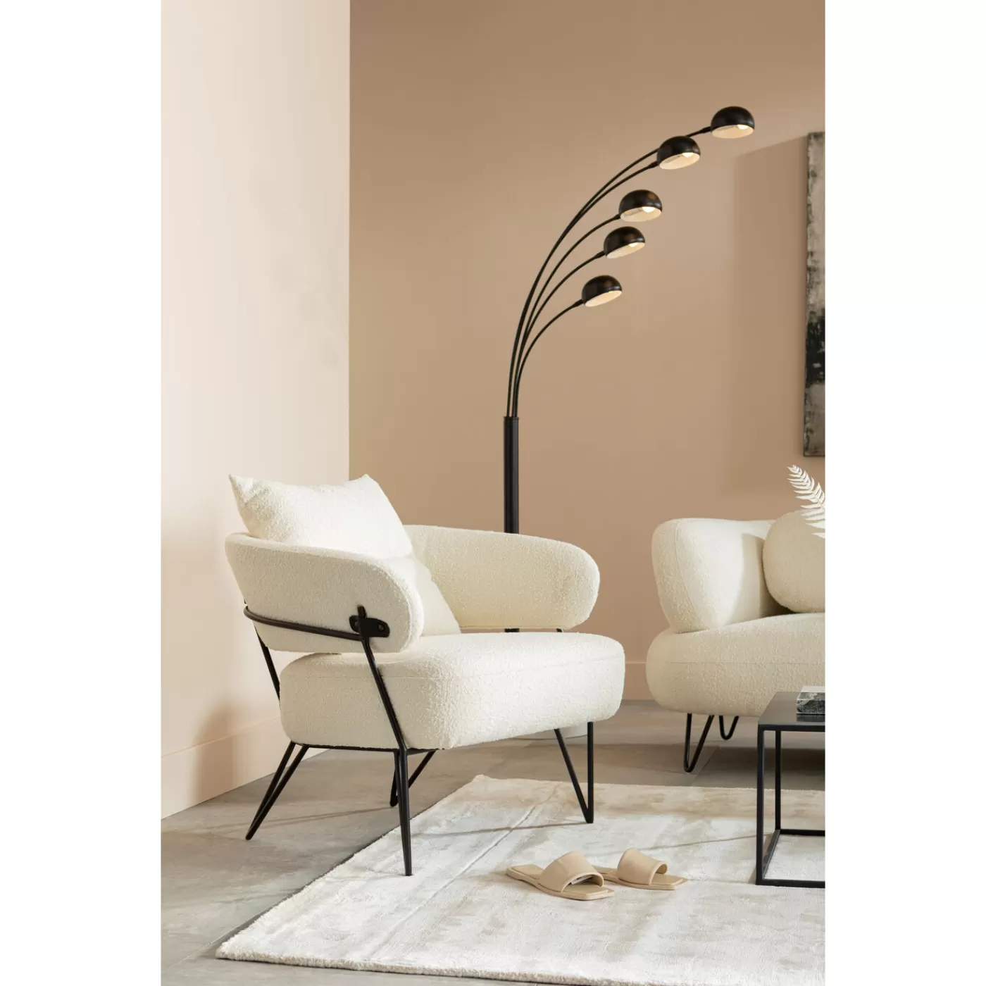 KARE Design Fauteuil Peppo Blanc