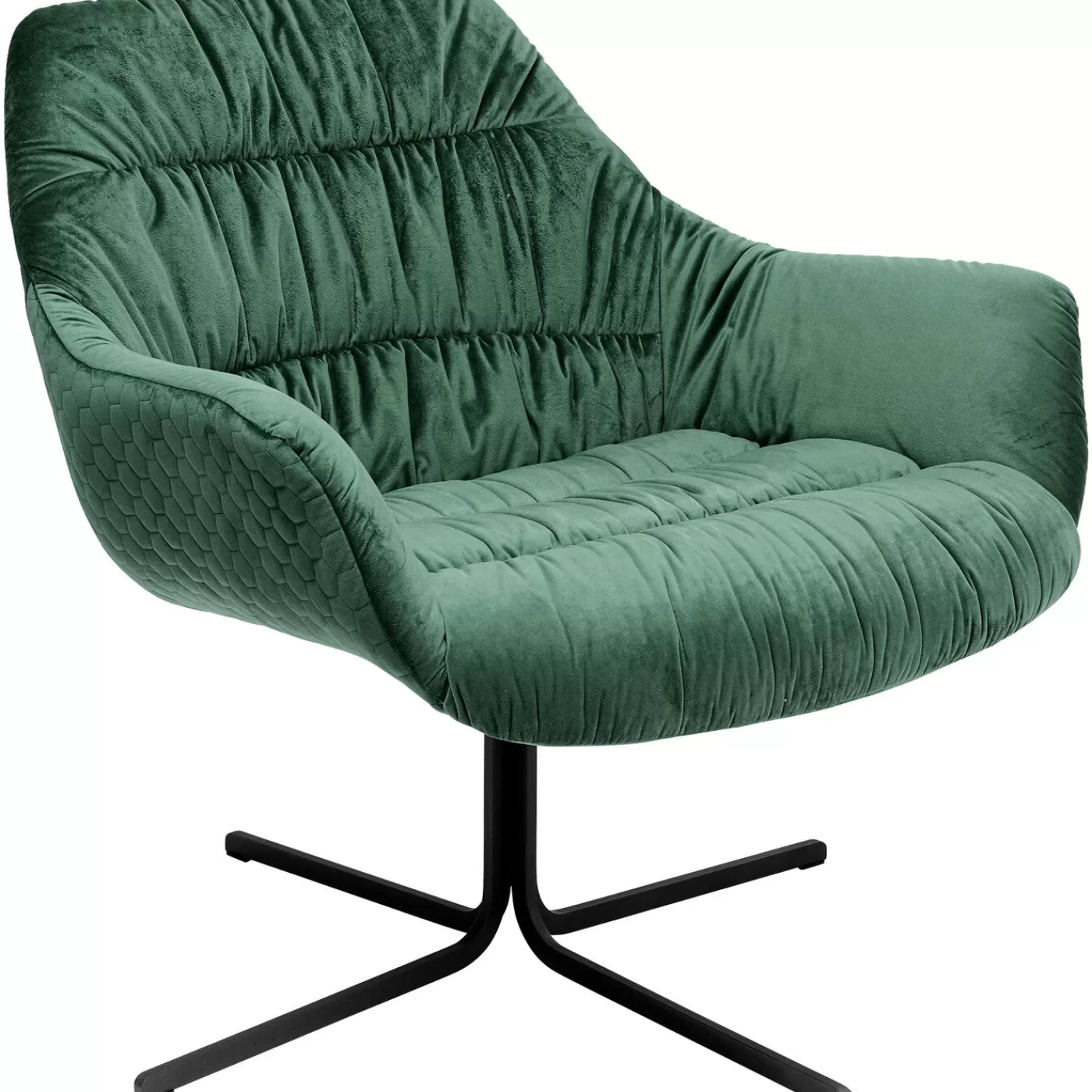 KARE Design Fauteuil Pivotant Bristol Vert