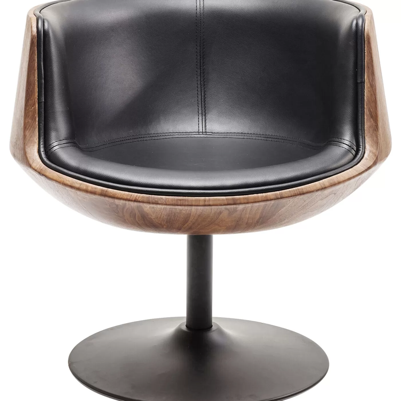 KARE Design Fauteuil Pivotant Club Noyer