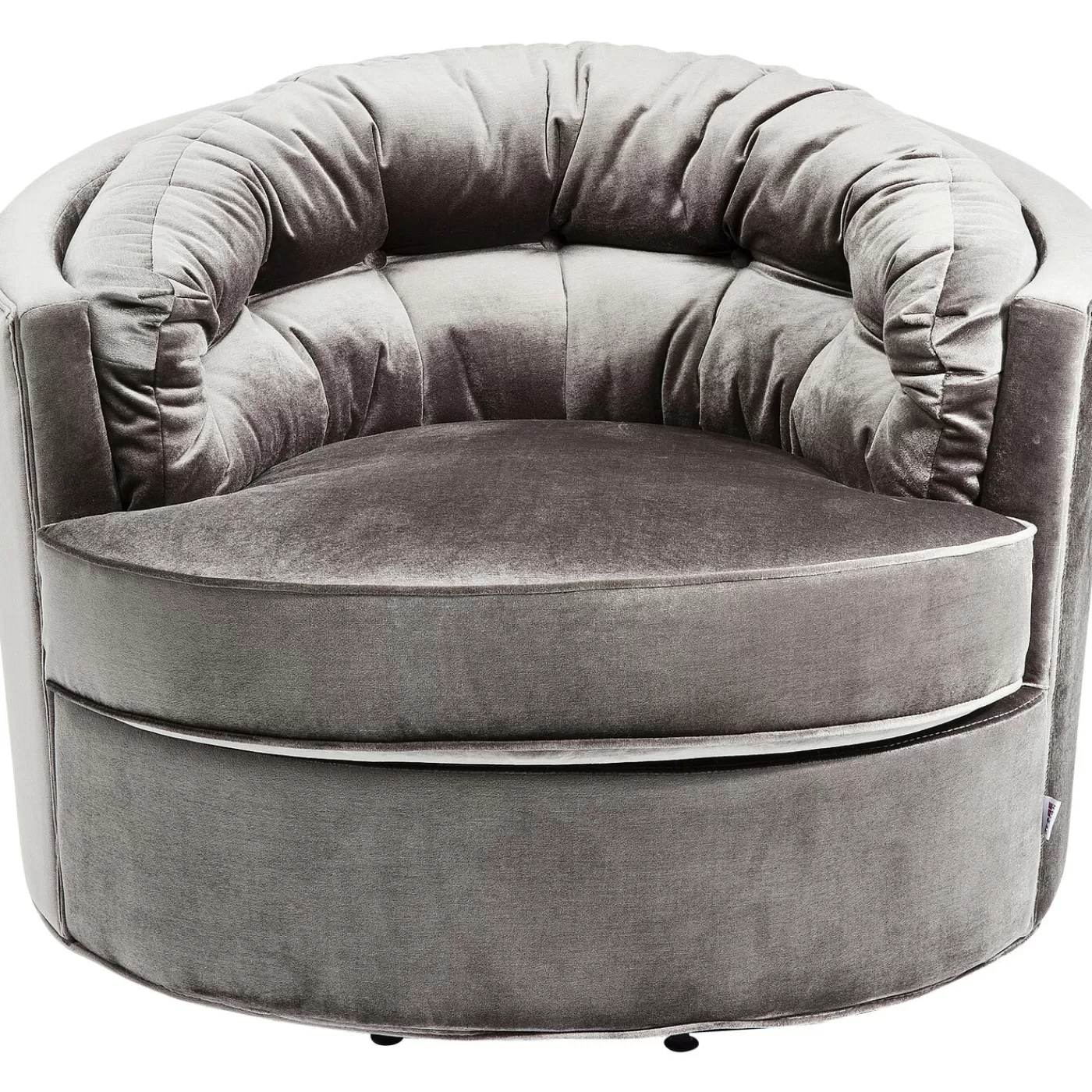 KARE Design Fauteuil Pivotant Music Hall Gris