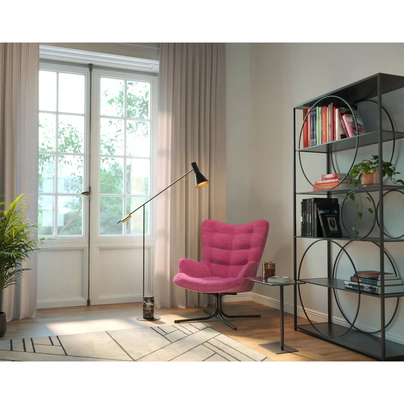 KARE Design Fauteuil Pivotant Oscar Berry