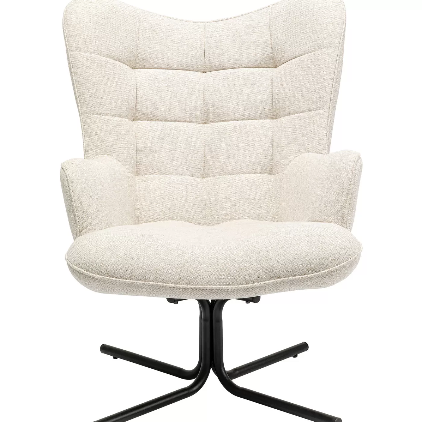 KARE Design Fauteuil Pivotant Oscar Creme