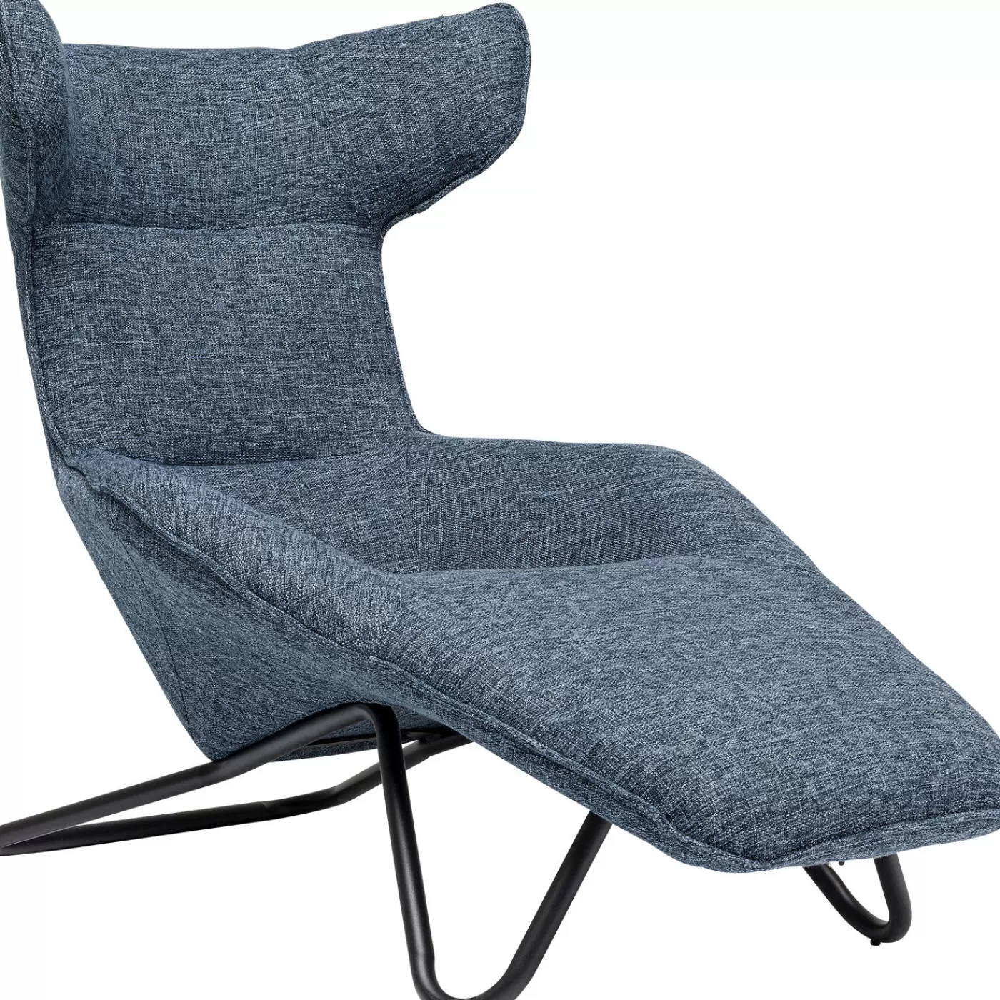 KARE Design Fauteuil Relax Granada Bleu Fonce