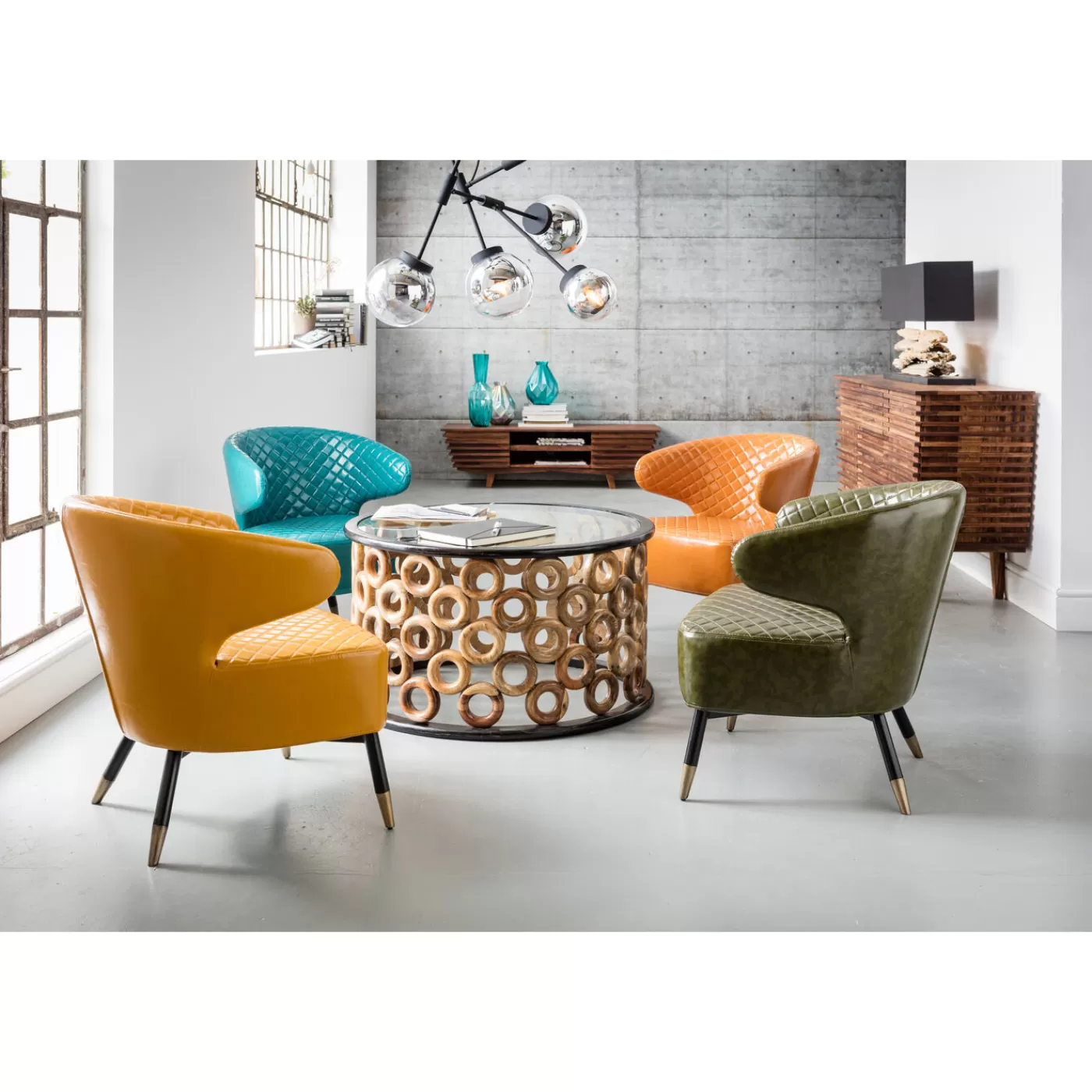 KARE Design Fauteuil Session Vert