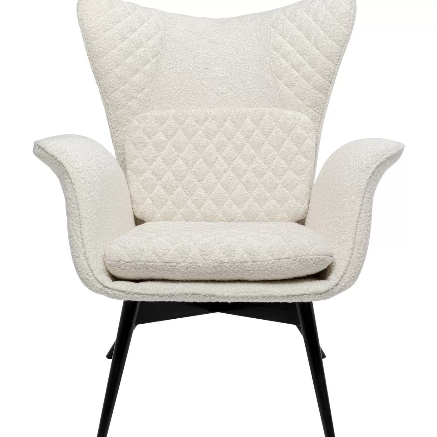 KARE Design Fauteuil Tudor Boucle Creme