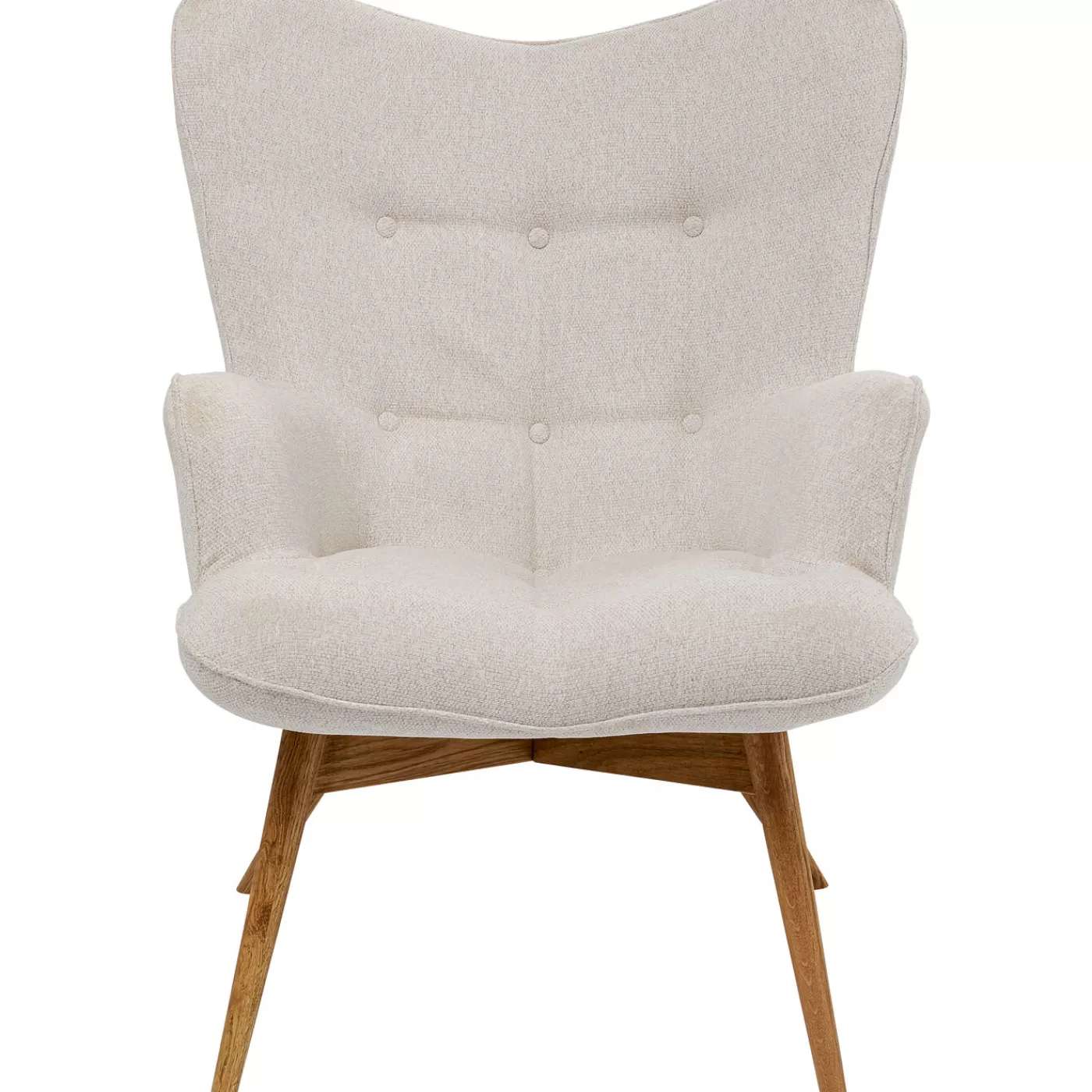 KARE Design Fauteuil Vicky Creme