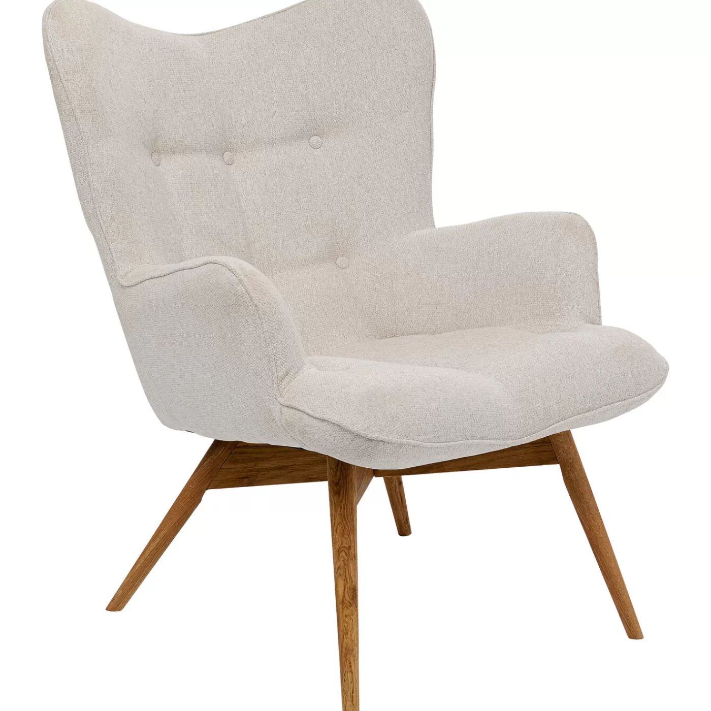 KARE Design Fauteuil Vicky Creme