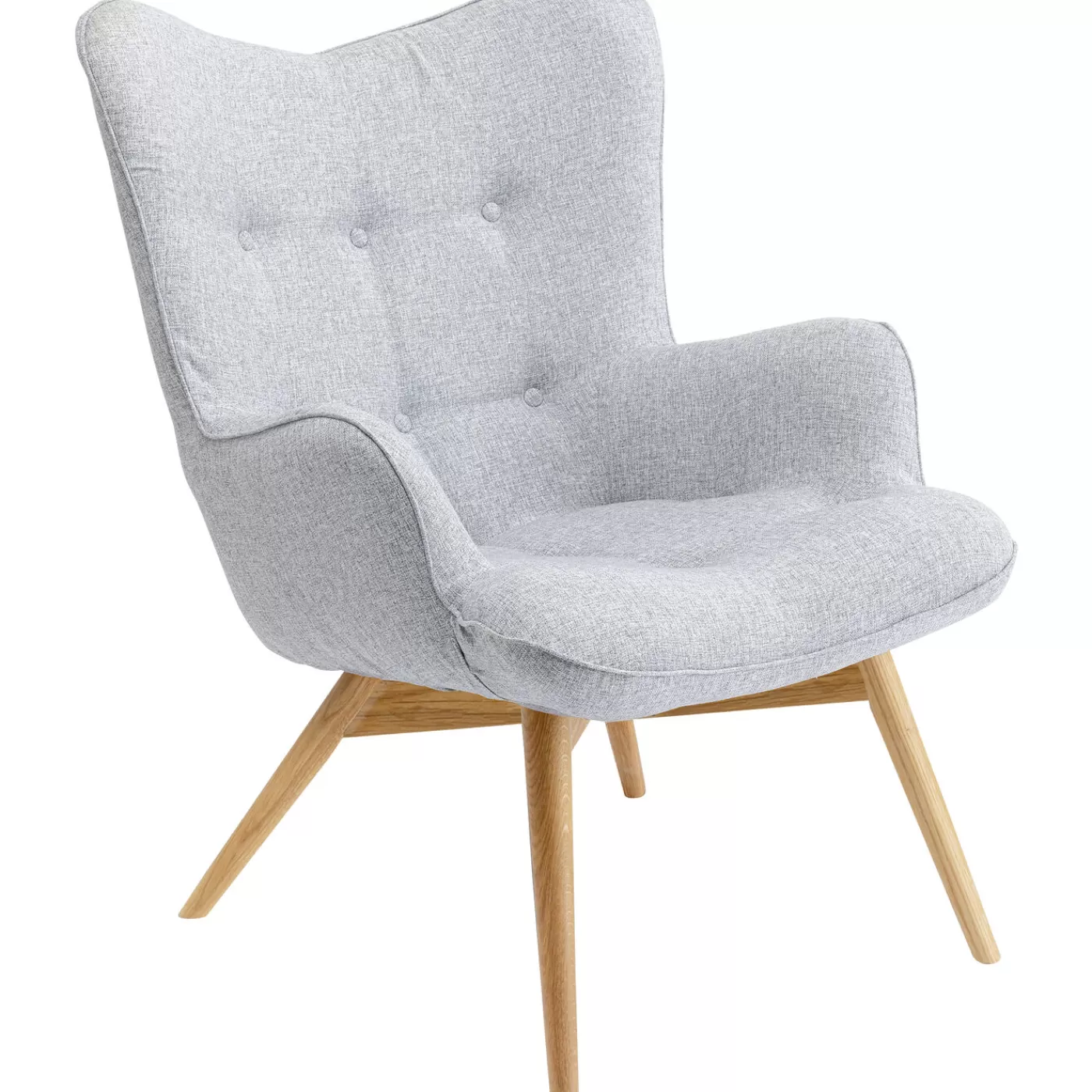 KARE Design Fauteuil Vicky Light Gris